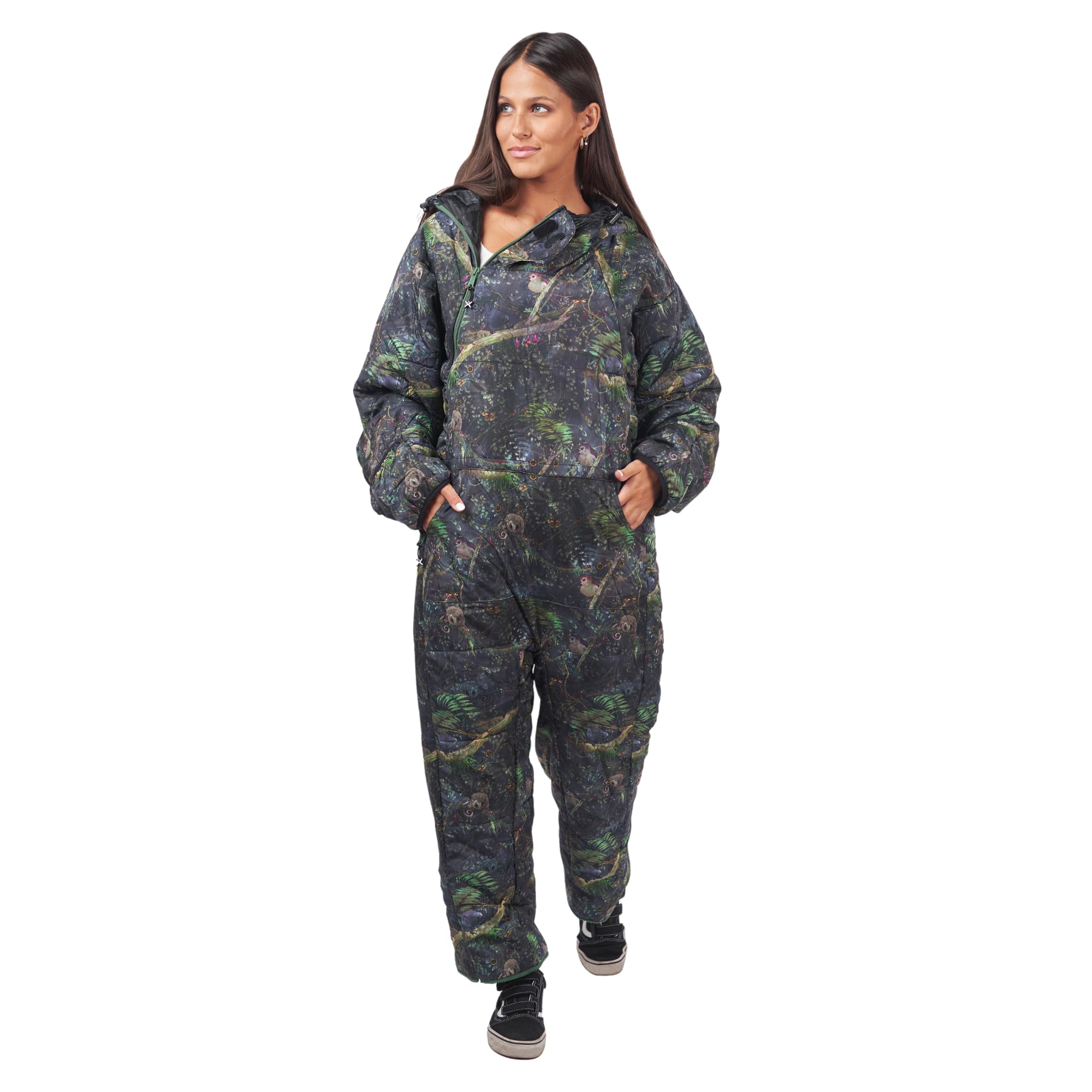 Selk'bag Lite Wearable Sleeping Bag - Lightweight & Portable for Camping, Hiking, Backpacking & Travel - Indoor/Outdoor Sleeping Bag Suit with Stuff Sack - 48-55°F Comfort Rating - Perfect for Cold Weather Adventures & Cozy Home Lounging