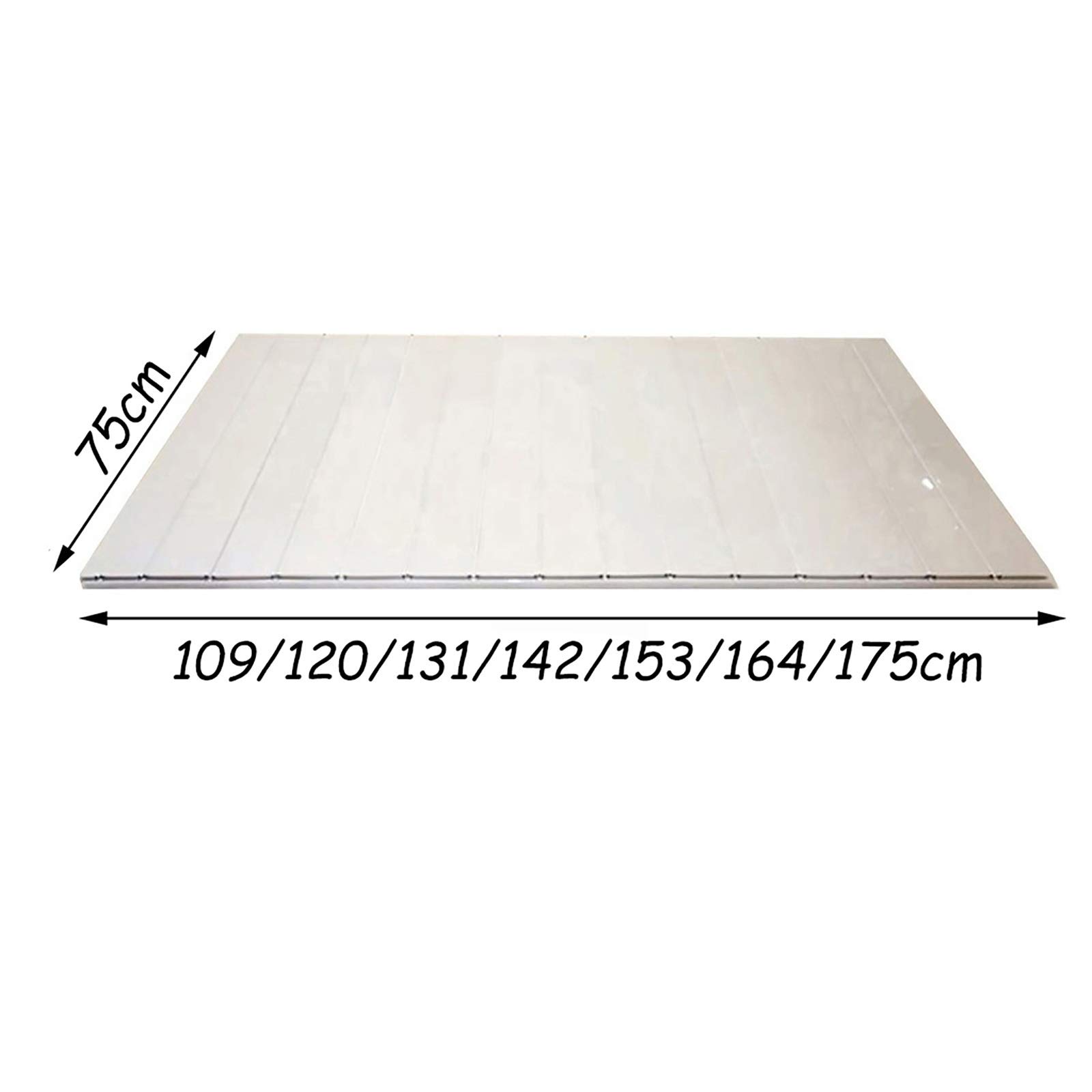 Foldable PVC Bathtub Tray with Anti-Dust Cover - Waterproof Bath Caddy for Phone, Books & Bath Essentials (142×75×0.6cm) - Perfect for Relaxing Baths, Spa Days & Home Storage Solutions