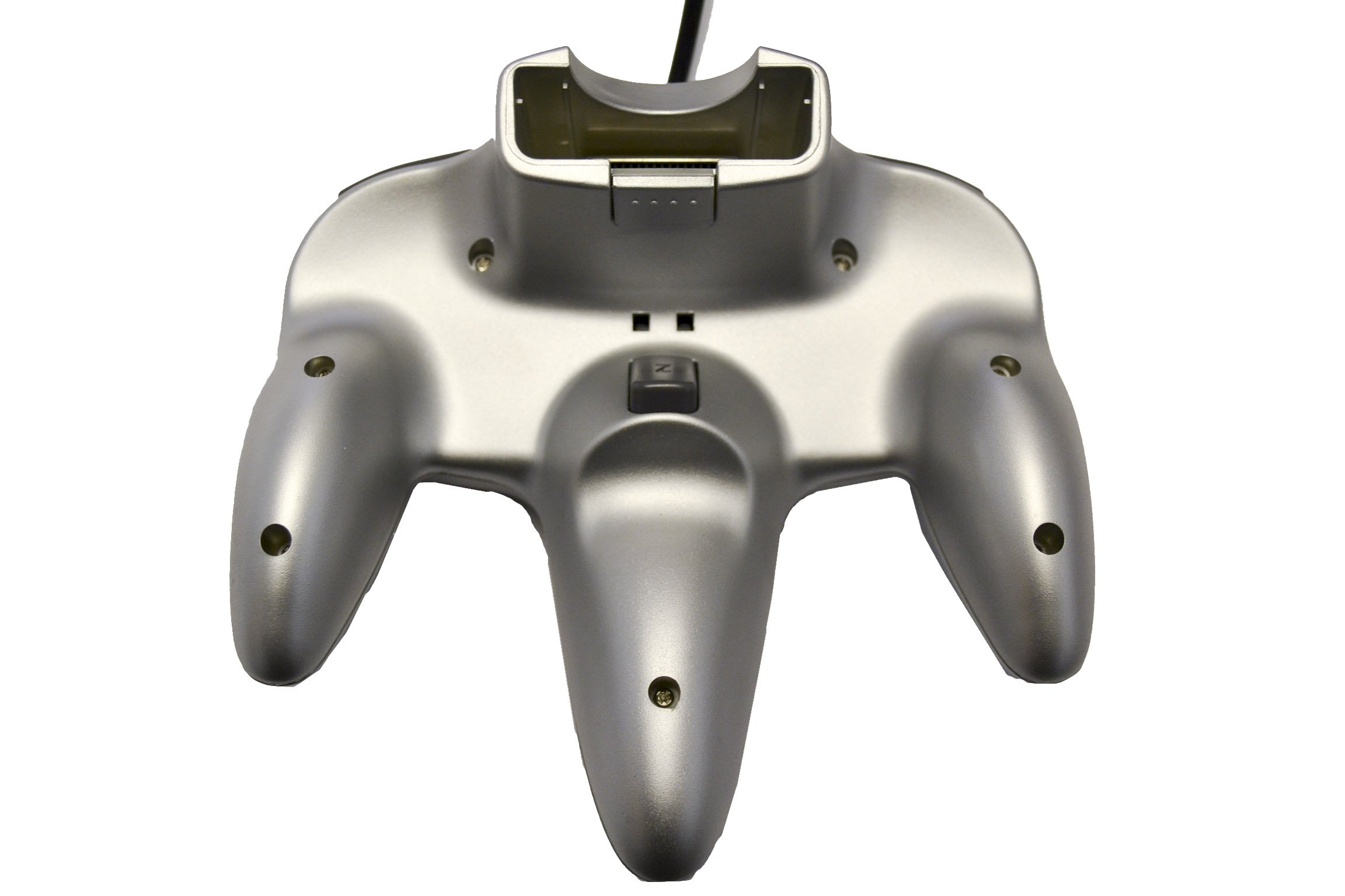 Mars Devices Silver Replacement Controller for Nintendo N64 - Authentic Feel, Enhanced Grip - Perfect for Retro Gaming, Multiplayer Sessions & Collectors
