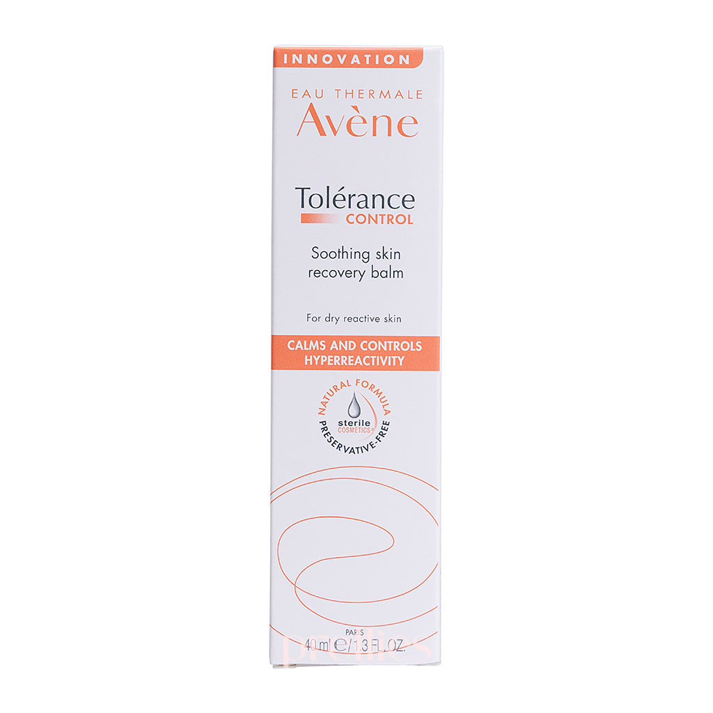 Avene Tolerance Control Soothing Skin Recovery Balm 40ml - Sensitive Skin Moisturizer for Face & Body - Perfect for Dry, Irritated Skin & Post-Procedure Care