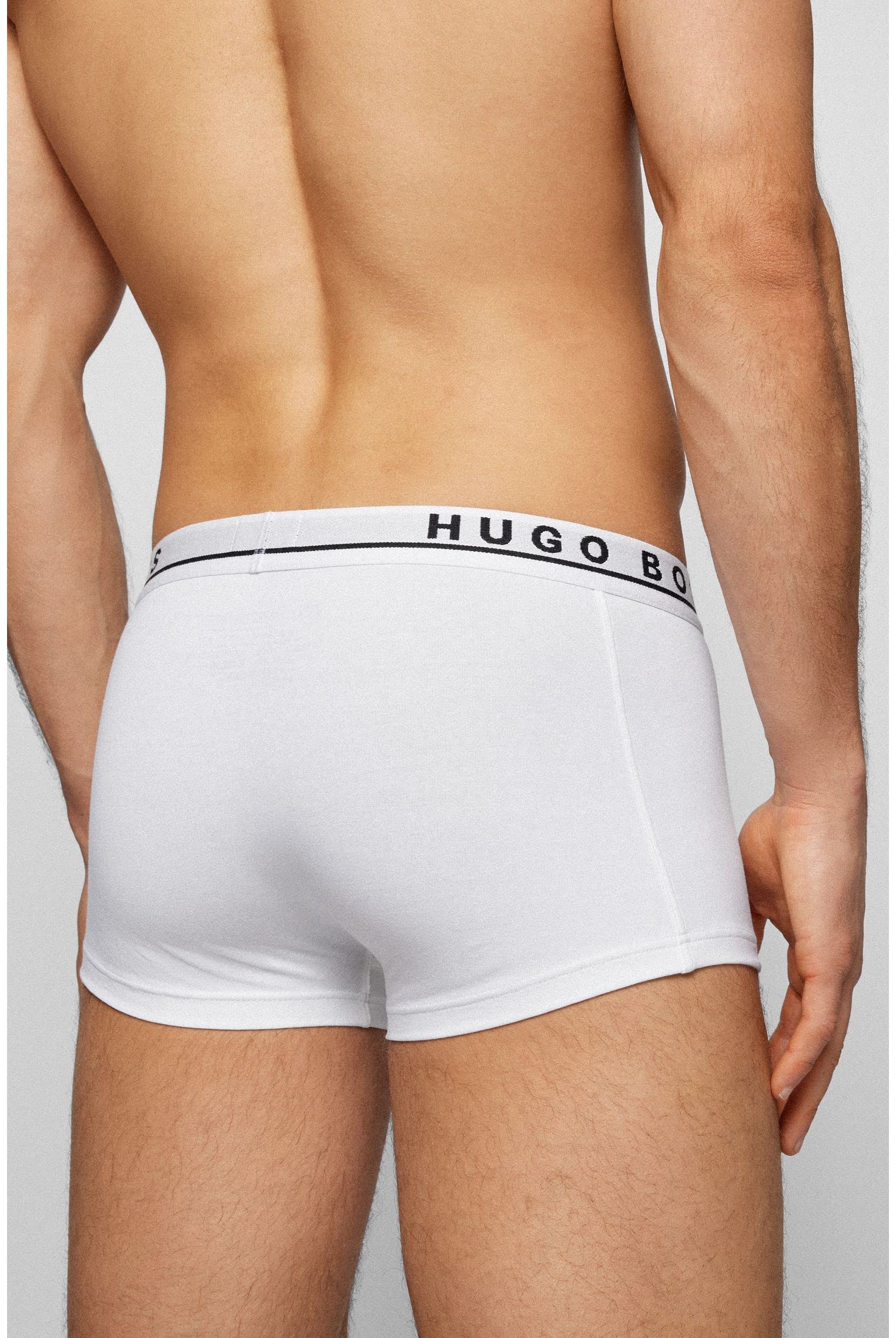 BOSS 3 Pack Men's Boxer Briefs - Soft Cotton Underwear for Comfort & Support - Perfect for Workout, Travel & Everyday Wear