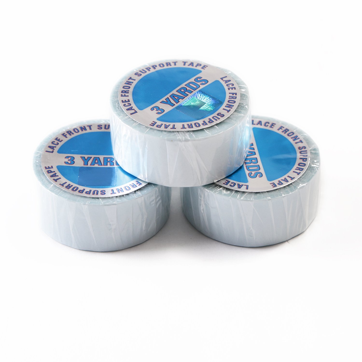 Double-Sided Super Blue Tape Roll - 3 Yards for Tape-in Hair Extensions (1.9cm Width, Strong Hold) - Perfect for Salon, Home Use & DIY Hair Styling