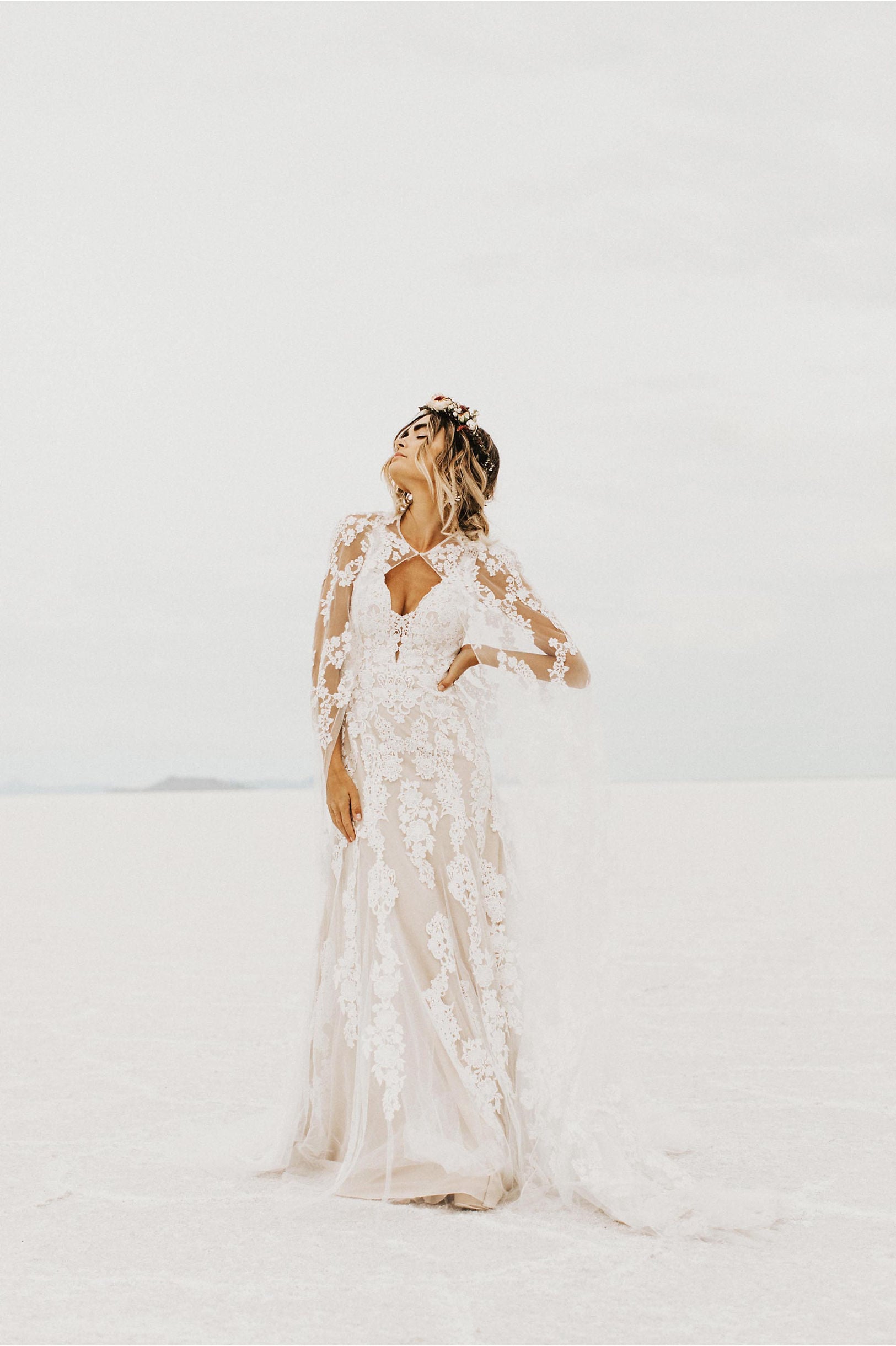 BHLDN Whispers & Echoes Monarch Gown - Elegant Wedding Dress for Brides | Perfect for Beach, Garden & Formal Ceremonies