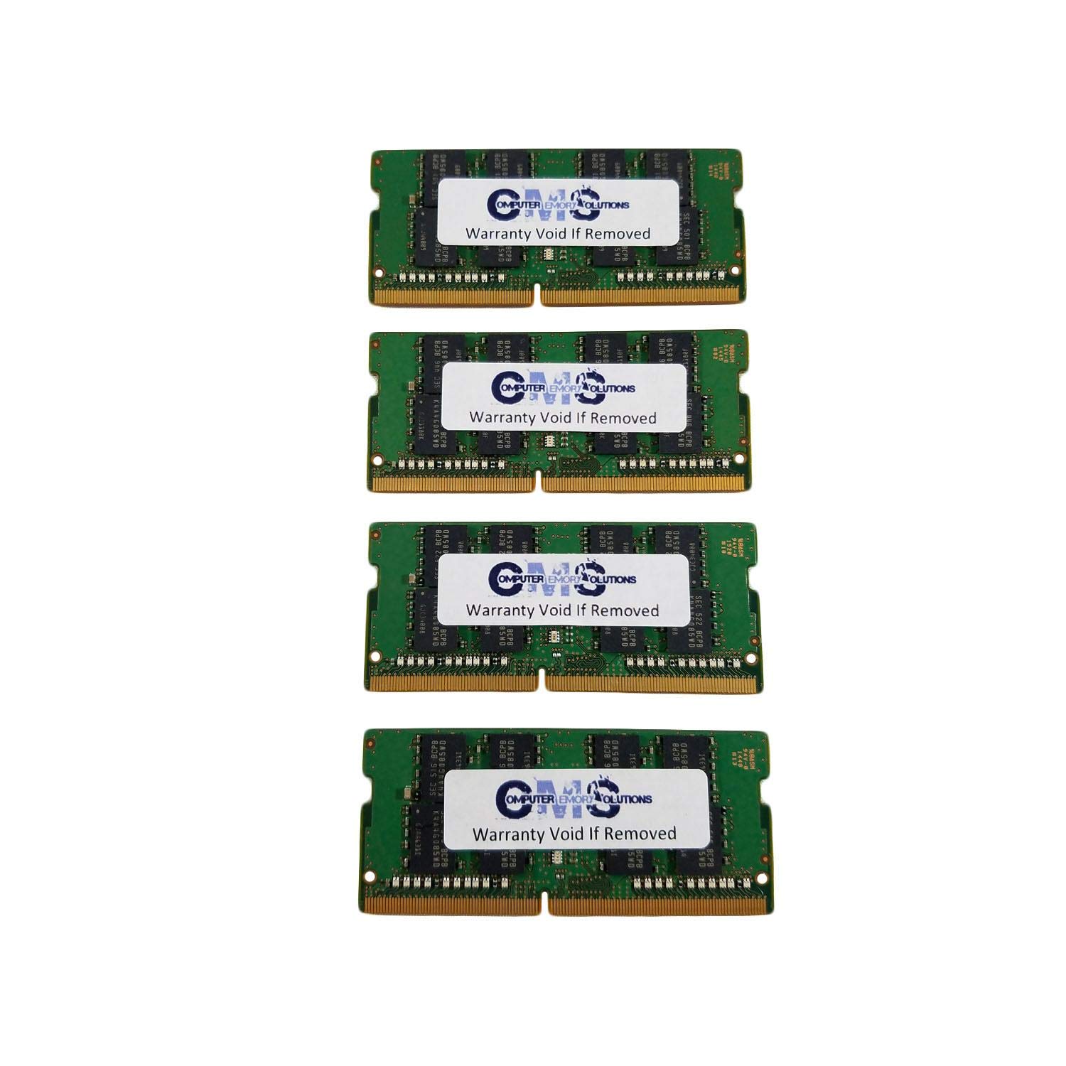 64GB (4x16GB) DDR4 2400MHz SODIMM RAM Memory Upgrade Kit - Compatible with Acer Predator 15 & 17, G9-591, G9-592 Laptops - High Performance for Gaming & Video Editing