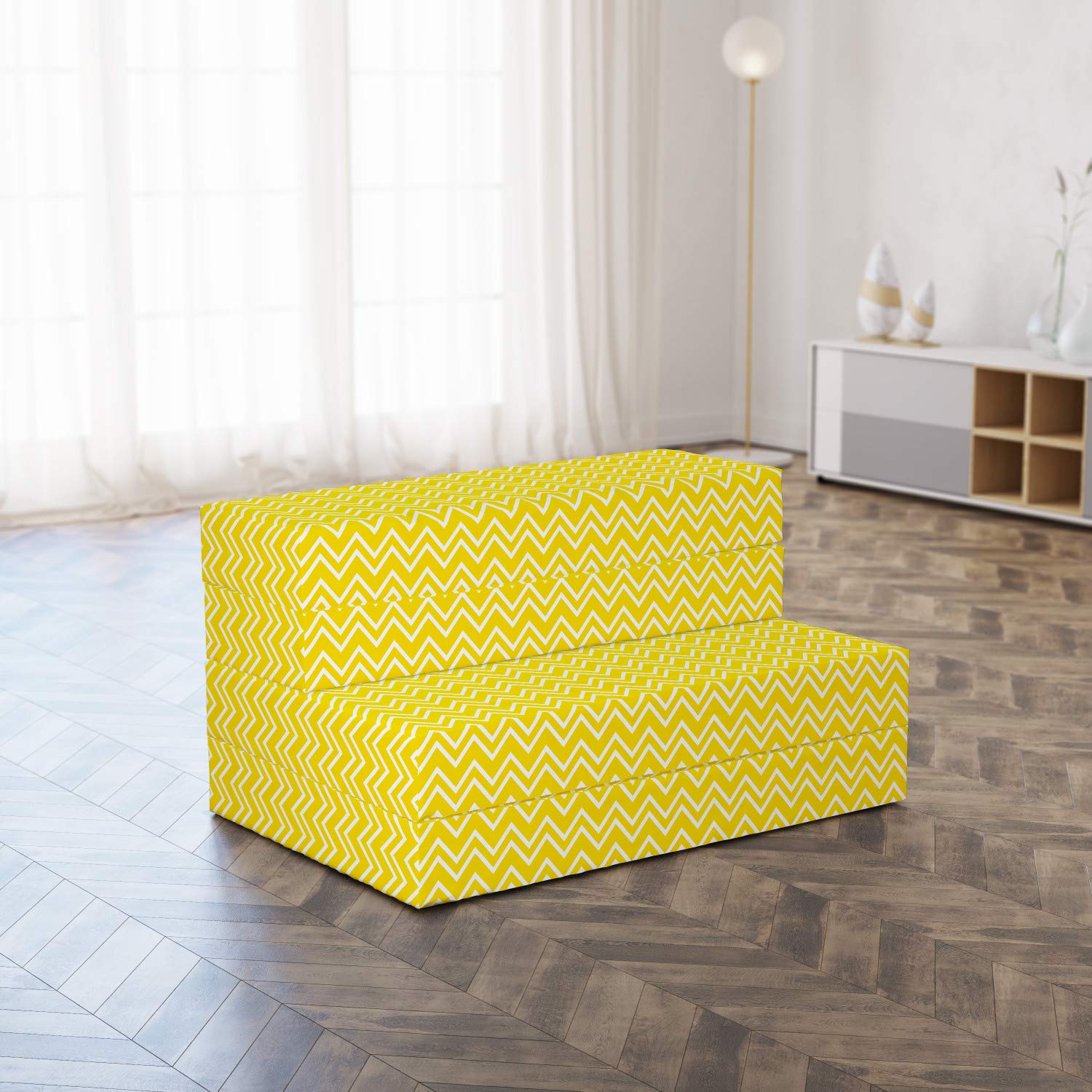 Ambesonne Modern Foldable Mattress - Queen Size 74.8