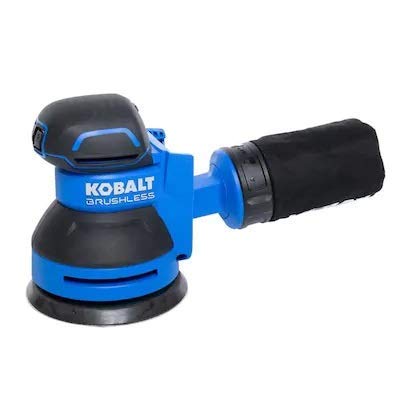 Kobalt Brushless 24V Cordless Random Orbital Sander - Powerful & Lightweight for Woodworking, Sanding, and DIY Projects