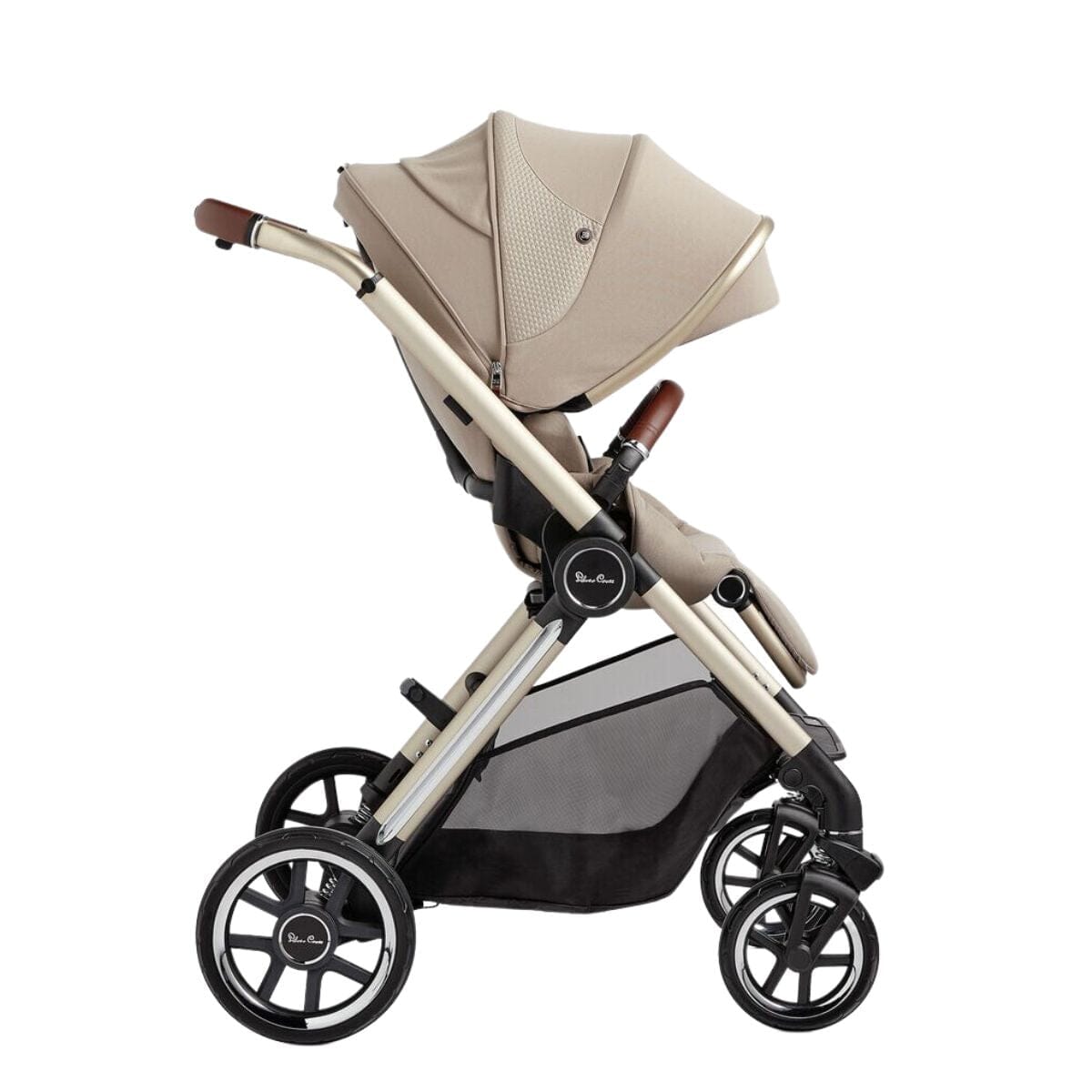 Silver Cross Reef 2 Stroller with Folding Bassinet Bundle - Lightweight Travel System for Newborns & Infants | Perfect for City Walks, Shopping Trips & Family Outings
