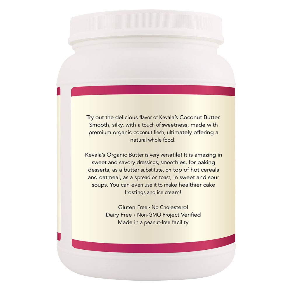 Kevala Organic Coconut Butter - 3.5 lb (56 oz) - Raw, Unrefined, Vegan - Perfect for Smoothies, Baking & Healthy Snacks - Coconut Spread & Butter Alternative