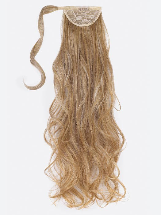 Champagne Blonde Heat-Friendly Synthetic Hairpiece | Clip-In Extensions for Volume & Length | Perfect for Parties, Weddings & Everyday Styling