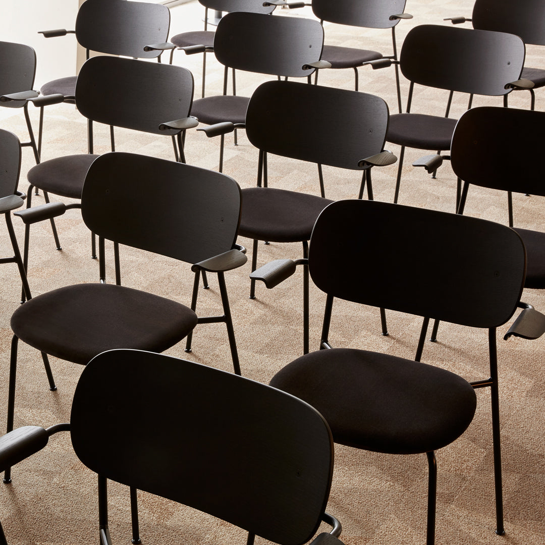 Modern Upholstered Dining Chair with Armrests - Comfortable & Stylish Seating for Kitchen, Dining Room, and Home Office
