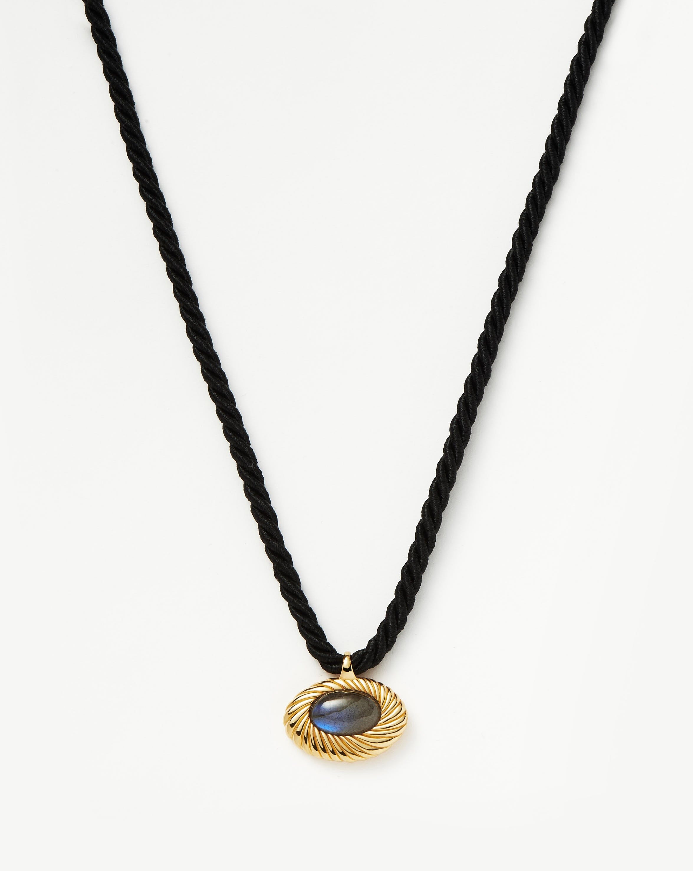 Wavy Ridge Caspia Gemstone Cord Necklace - Handmade Bohemian Beaded Jewelry for Women | Perfect for Casual Wear, Layering & Gift Giving