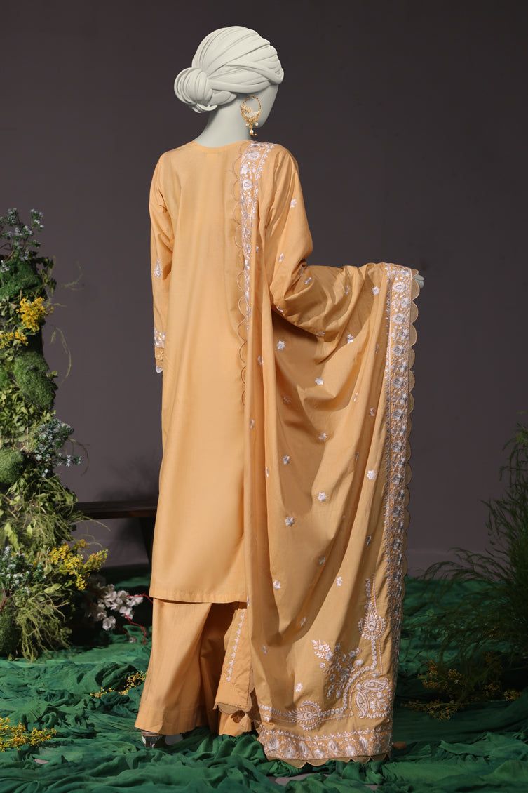 Premium Cambric Beige Stitched Suit by J. Junaid Jamshed | Formal Business Attire for Men | Perfect for Weddings, Office Meetings & Special Occasions