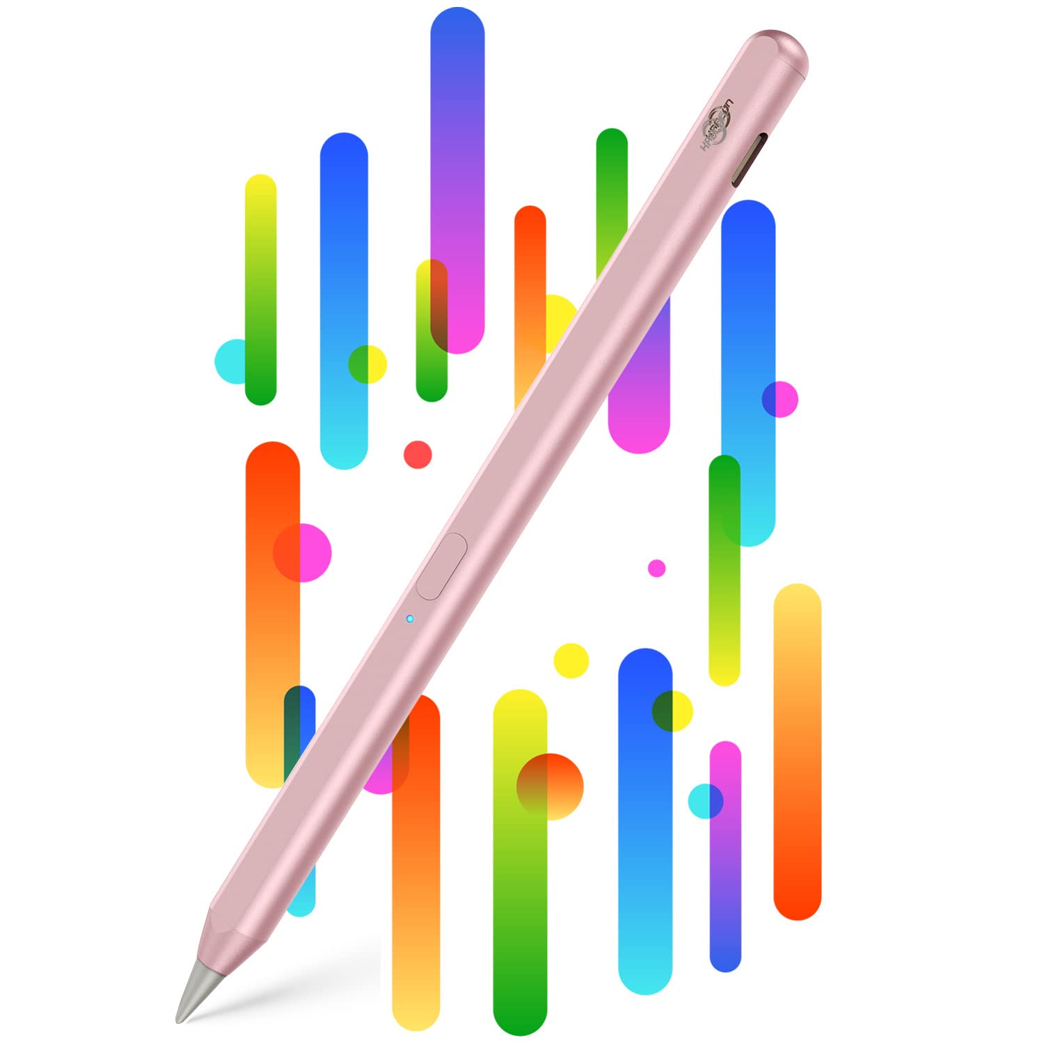 KABCON Stylus Pen for iPad 2018-2022 - Apple Pencil Alternative with Tilt & Palm Rejection, Magnetic Design - Compatible with iPad 6/7/8/9, iPad Mini 5/6, iPad Pro 11