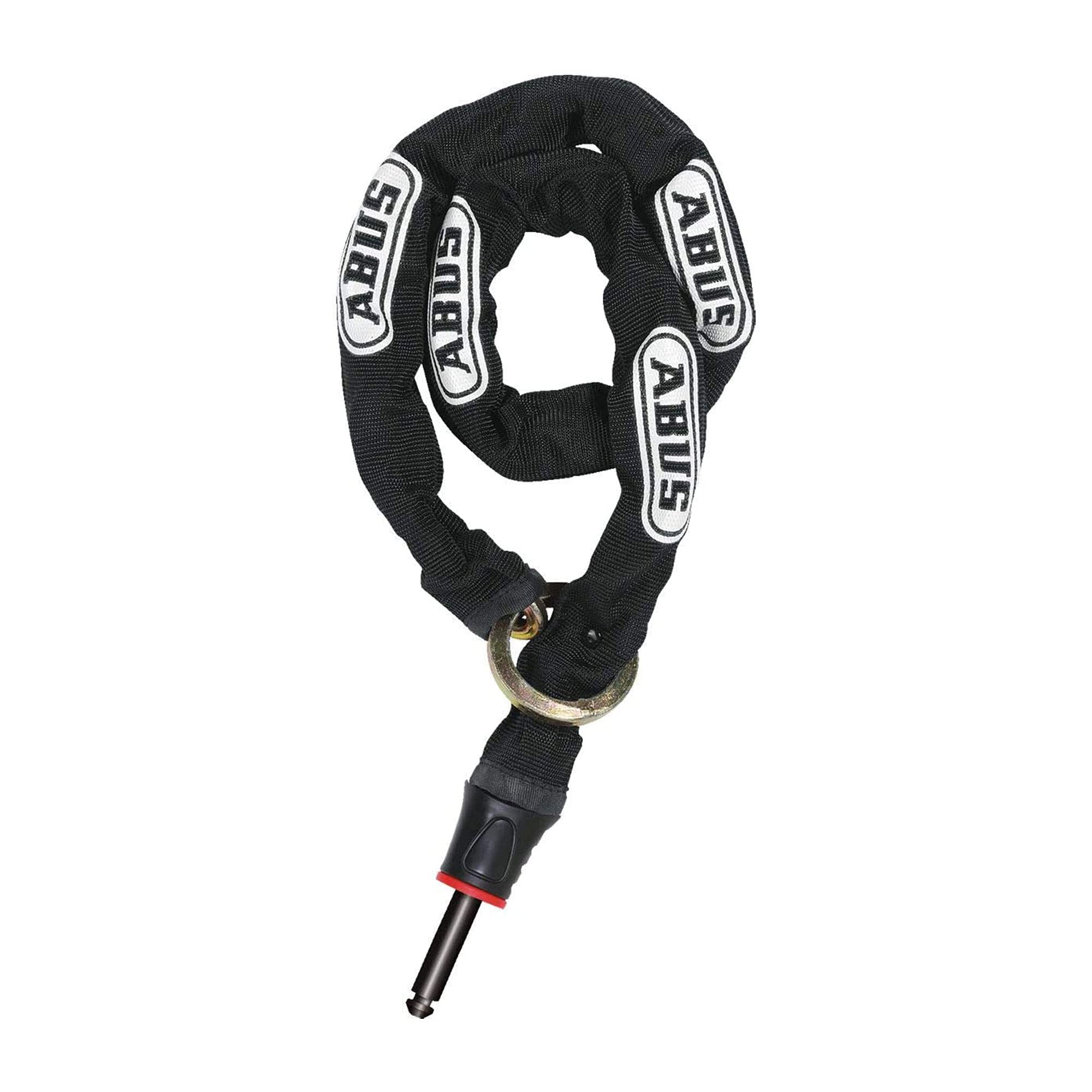 ABUS 6KS Frame Lock Plug-in Chain Adapter - 130cm x 6mm Heavy Duty Bicycle Chain Lock (Black) | Secure Bike Accessories for Urban Commuting & Outdoor Cycling