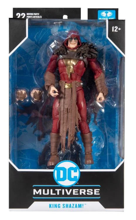 DC Multiverse King Shazam! The Infected 7-Inch Action Figure - Collectible DC Comics Superhero Toy for Display & Battle Scenes