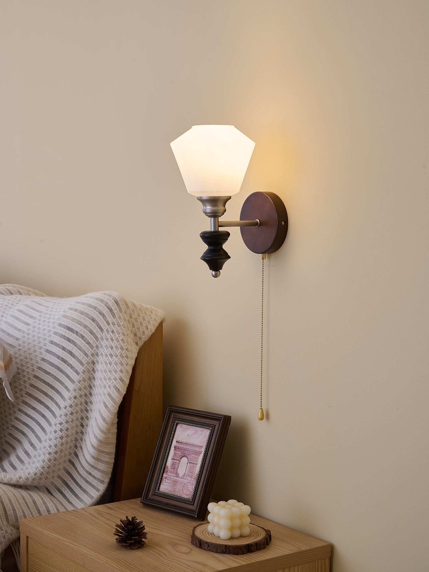 Lucille Wall Lamp - Modern LED Sconce Light Fixture for Bedroom, Living Room & Hallway | Energy-Efficient Indoor Lighting for Home Decor