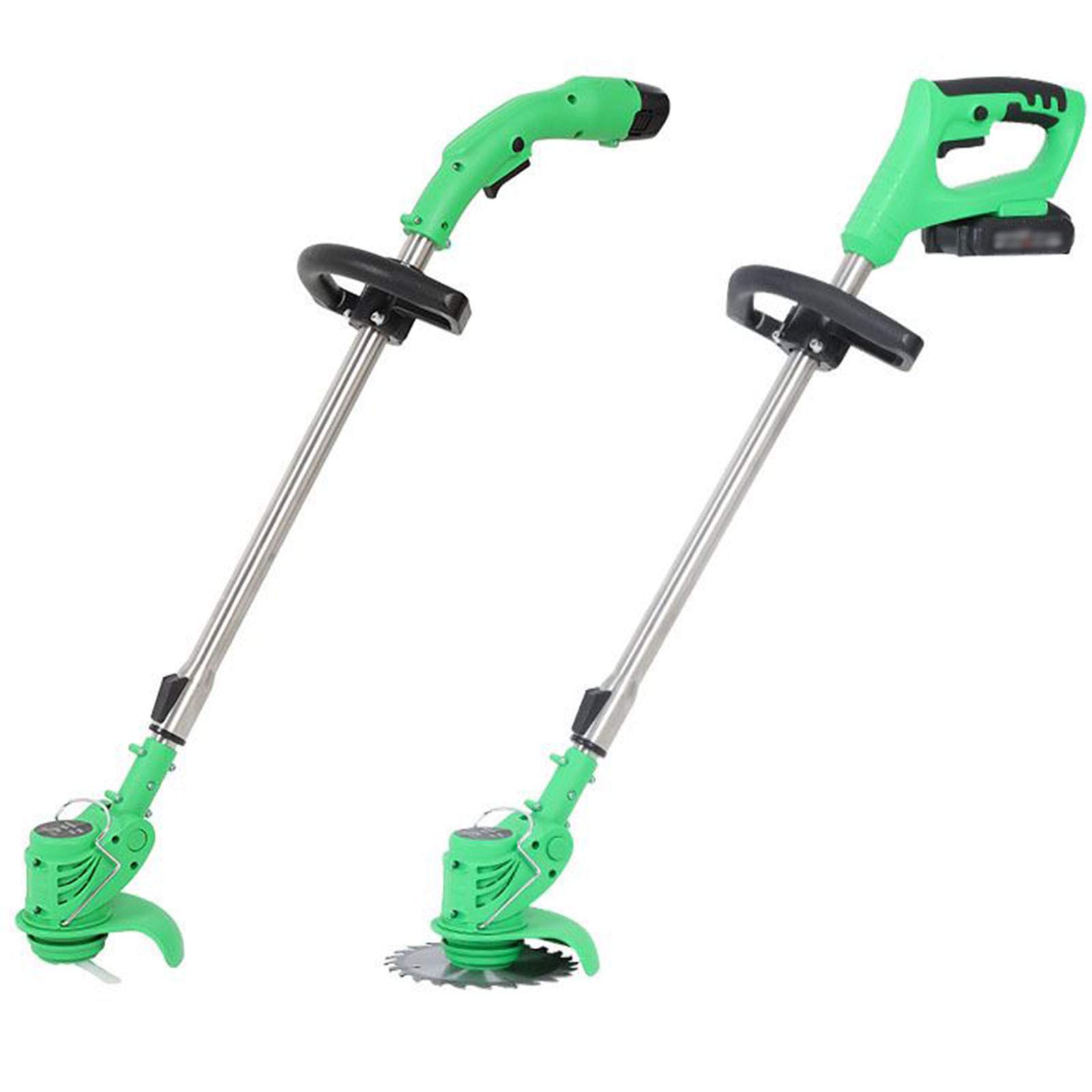 WWJQ 12V 21V Cordless Electric String Trimmer - Lightweight 1.2kg Grass Trimmer & Lawn Edger with 90-120cm Adjustable Handle - Perfect for Yard Maintenance, Garden Trimming & Lawn Care