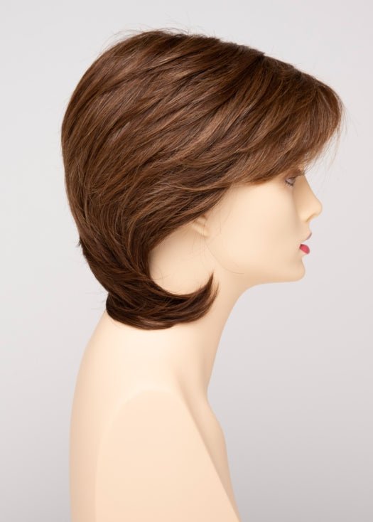 Premium Human Hair & Synthetic Blend Wig with Mono Top - Natural Look & Comfort for Daily Wear, Cosplay, and Special Occasions
