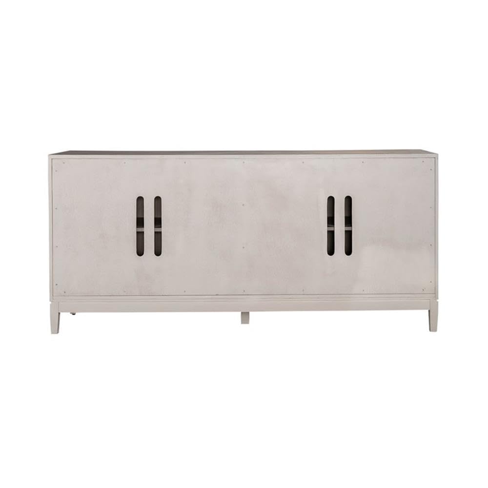 LIBERTY FURNITURE INDUSTRIES Kinsley 4-Door Accent Cabinet - Stylish Storage Solution for Living Room, Bedroom or Entryway