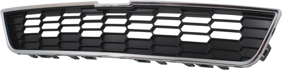Textured Gray Shell & Insert Grille Compatible with SONIC 2012-2016 LS/LT/LTZ Models - Perfect for Car Front End Upgrade & Customization