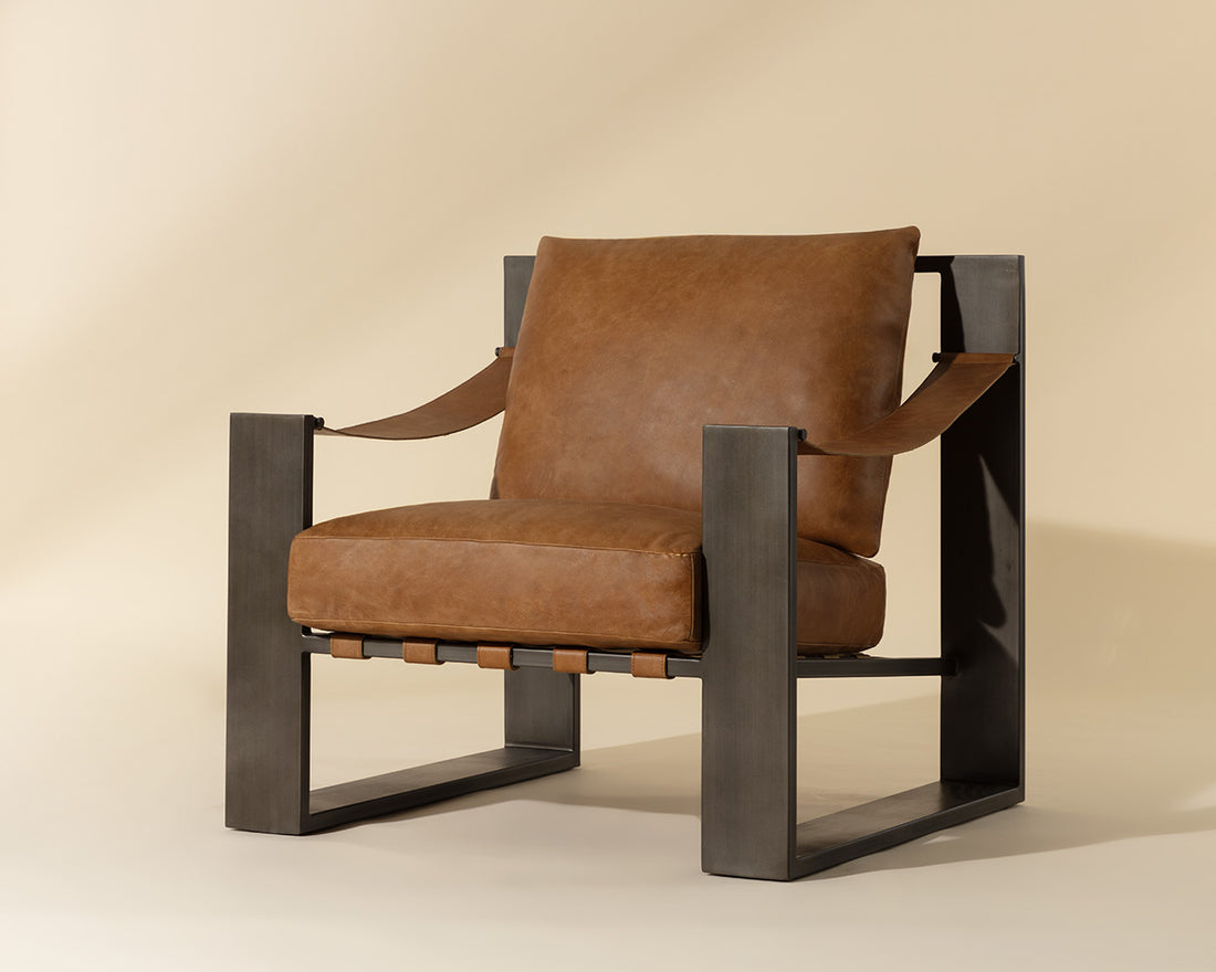 Berke Lounge Chair - Modern Comfortable Accent Chair for Living Room, Bedroom & Office - Perfect for Relaxing, Reading & Lounging