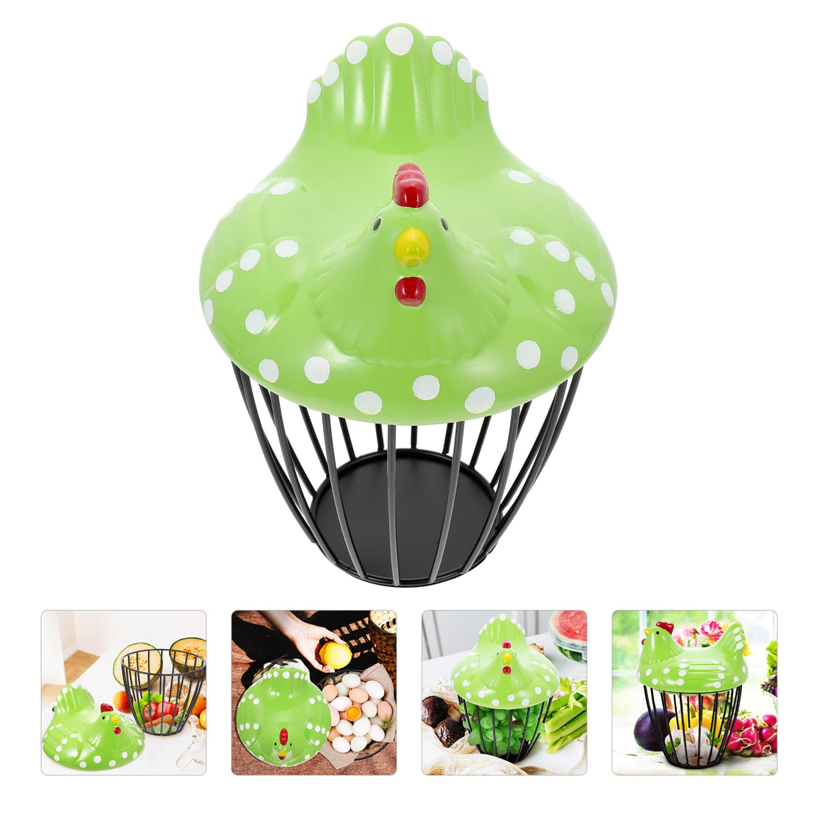 Egg Storage Basket - Adorable Potato Shaped Multi-Function Basket for Eggs, Fruits & Home Decor | Perfect for Kitchen Organization, Farmhouse Style Decor & Easter Display