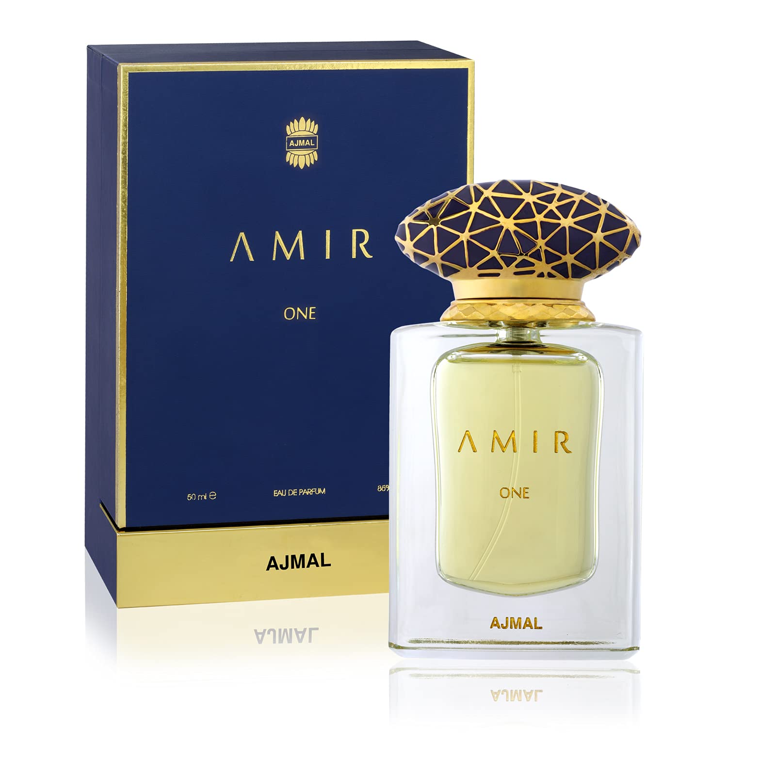 Ajmal Amir One 1.7 oz Eau de Parfum for Men & Women | Luxury Arabian Fragrance Made in Dubai | Perfect for Date Nights, Special Occasions & Daily Wear