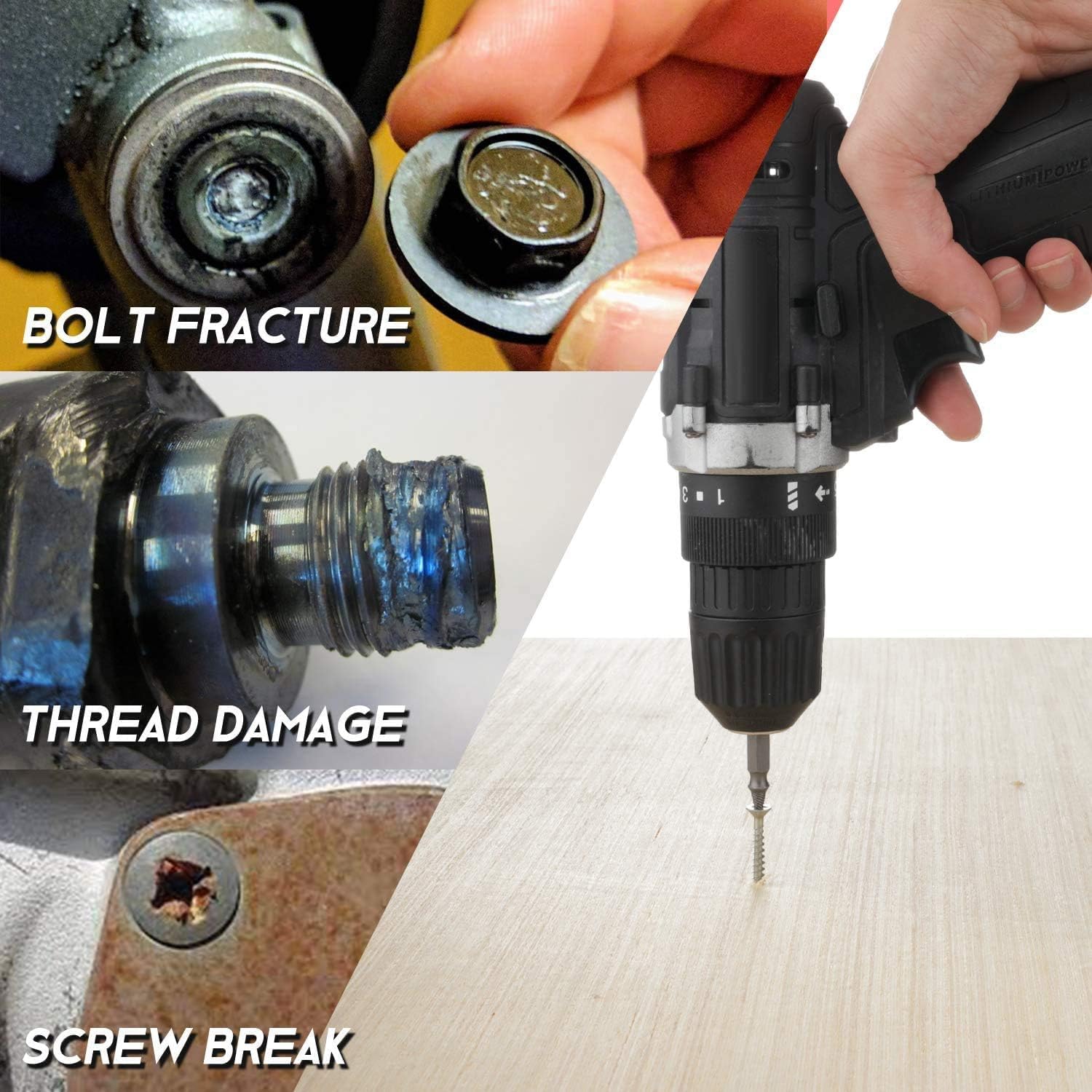 Best Screw Extractor Set for Men - Premium Tools for DIY & Home Repair - Perfect Gift for Dad, Husband, Handymen - Great Stocking Stuffer & Christmas Present for Men & Women - Ideal for Automotive, Woodworking & Household Fixes