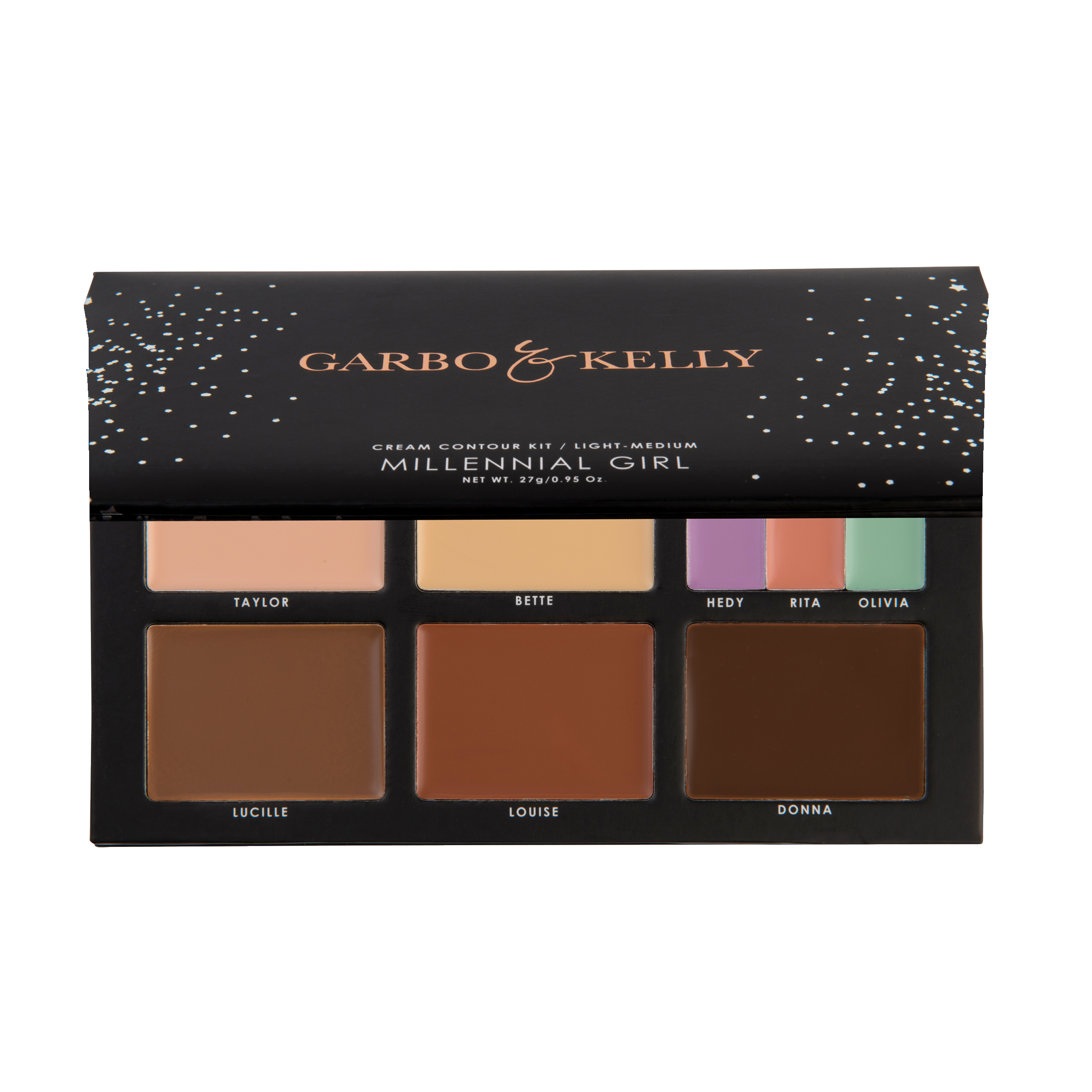 Millennial Girl Contour Kit - Light to Medium Shade | Professional Makeup Palette for Highlighting & Contouring | Perfect for Everyday Glam & Special Occasions