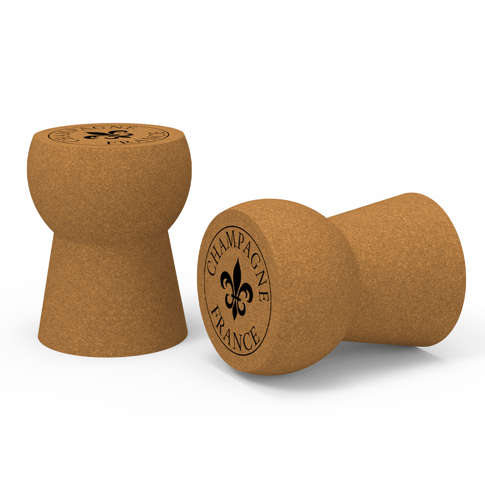 Natural Cork Stool - Eco-Friendly, Lightweight & Durable Seating for Home, Office or Outdoor Use - Perfect for Living Room, Patio & Garden Decor