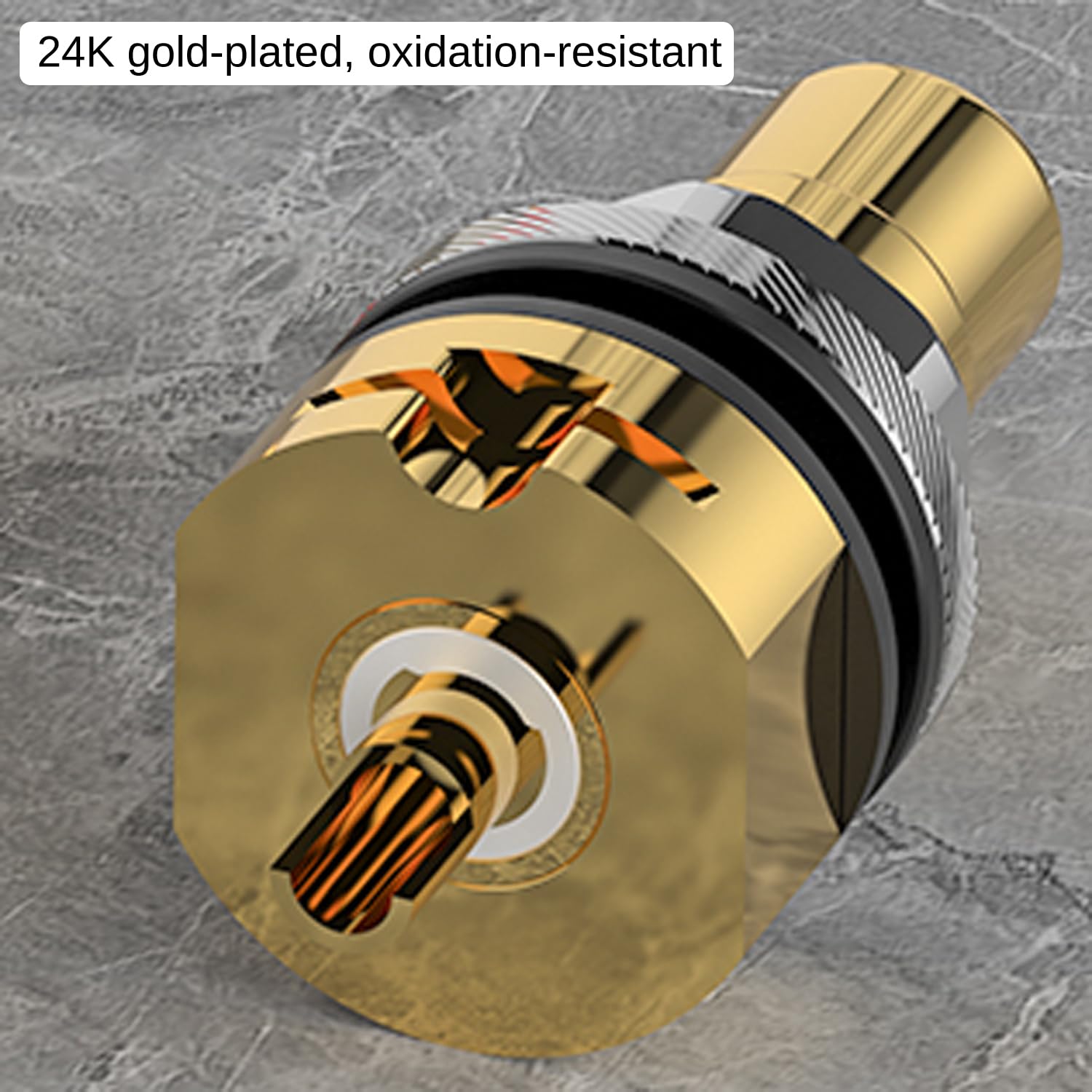 Viborg 4X RCA Plug Socket RC101G - Gold-Plated Pure Copper RCA Female Connector Panel Mount for Amplifier & Audio Equipment - Perfect for Home Theater Systems, Car Audio Installations, and Professional Studio Setups