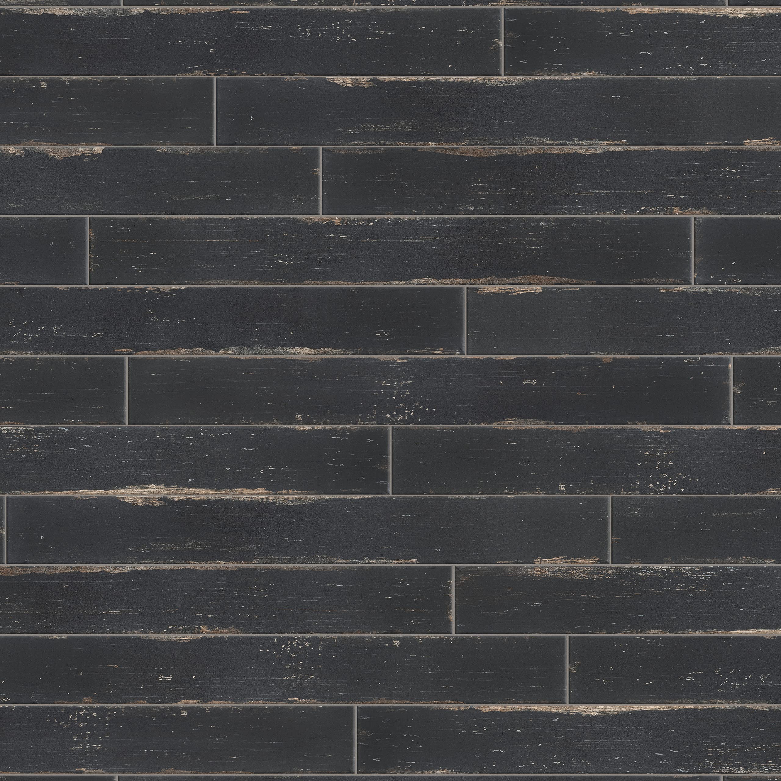 Merola Tile Retro Nero 2-3/4