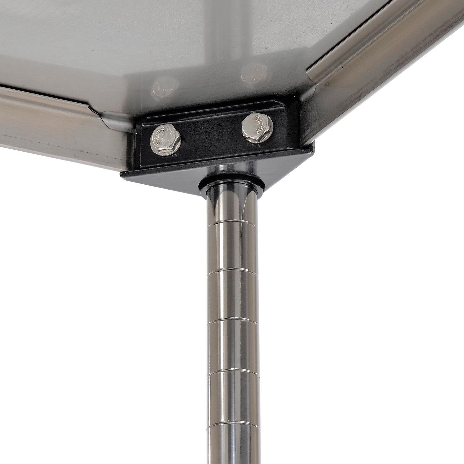 Stainless Steel Nexel Solid Shelf Stem Caster Truck 18