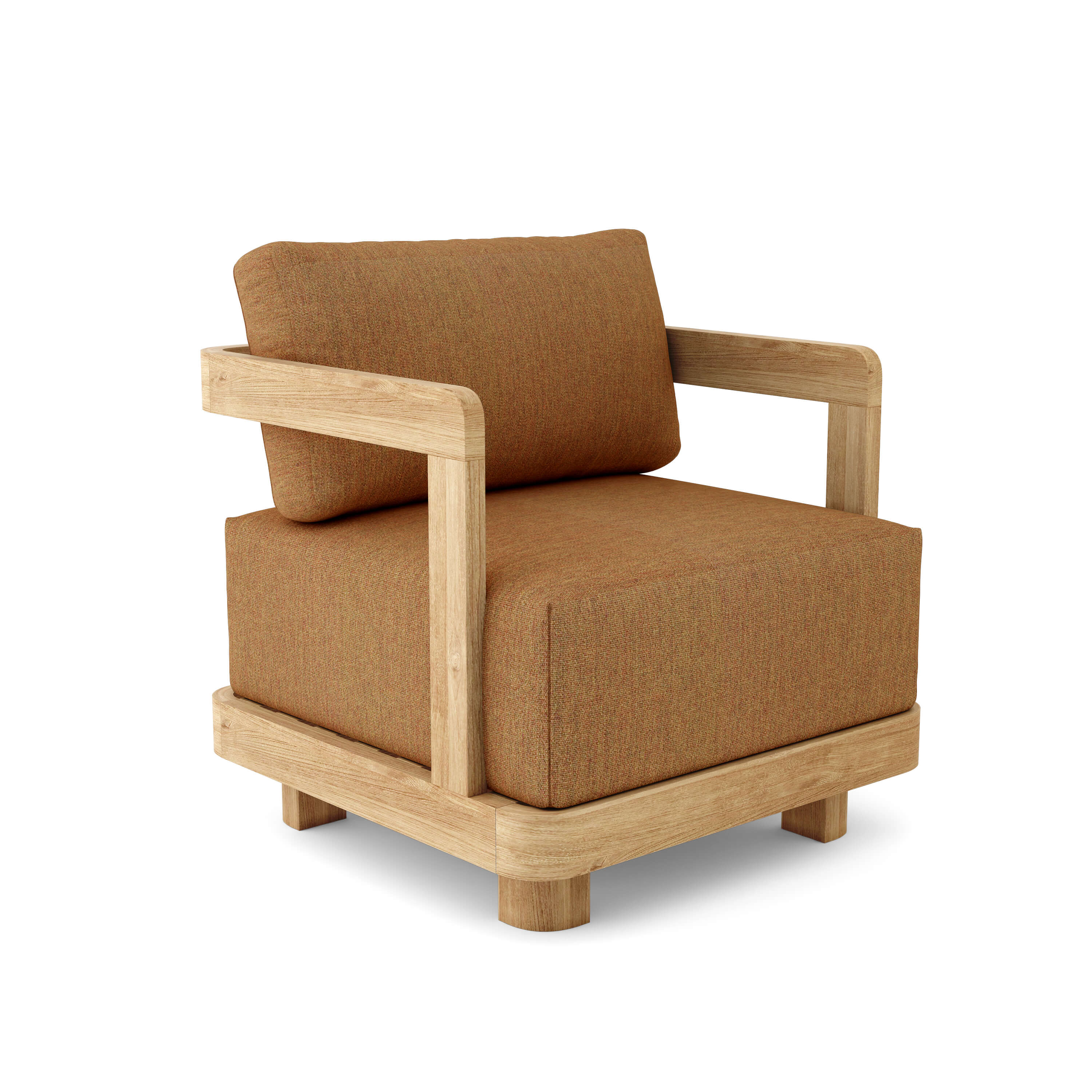 Granada Deep Seating Armchair - Comfortable Outdoor Patio Lounge Chair with Weather-Resistant Cushions - Perfect for Poolside, Garden, and Backyard Relaxation