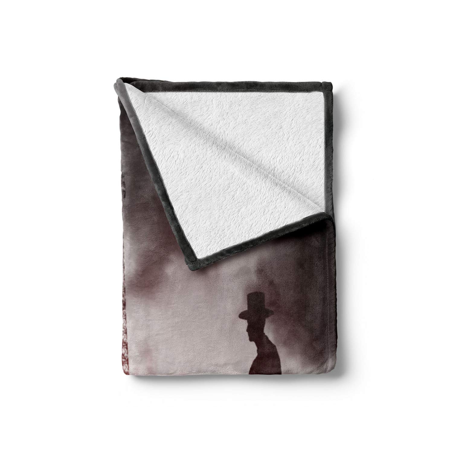 Ambesonne Paris Fleece Throw Blanket - Soft Flannel Plush for Indoor & Outdoor Use, 50