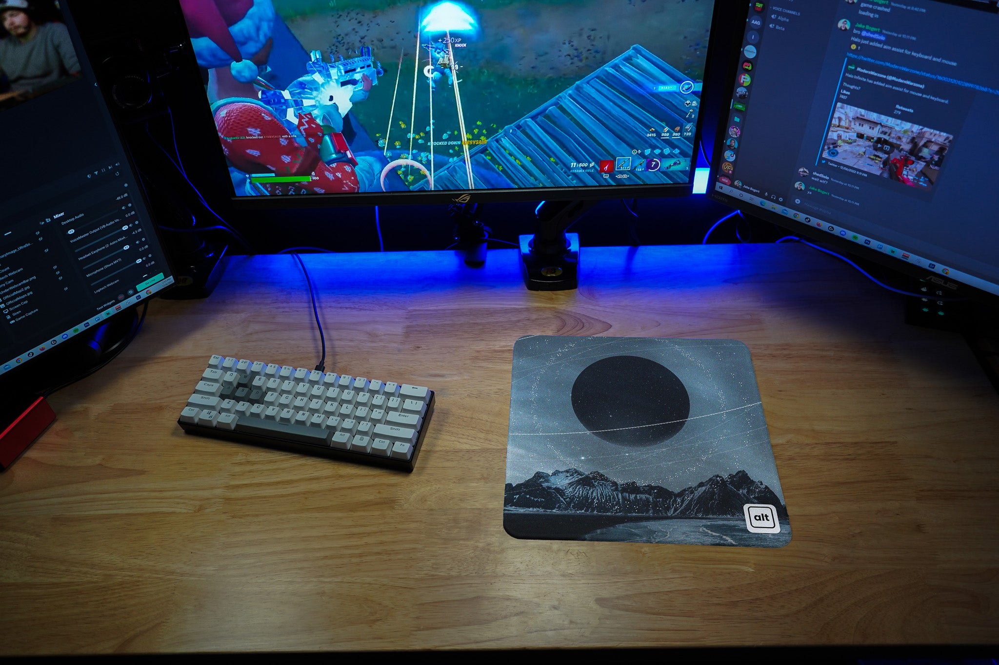 Premium Gaming Mouse Pad - Non-Slip Rubber Base, Smooth Surface for PC & Laptop - Perfect for Office Work, Gaming & Graphic Design