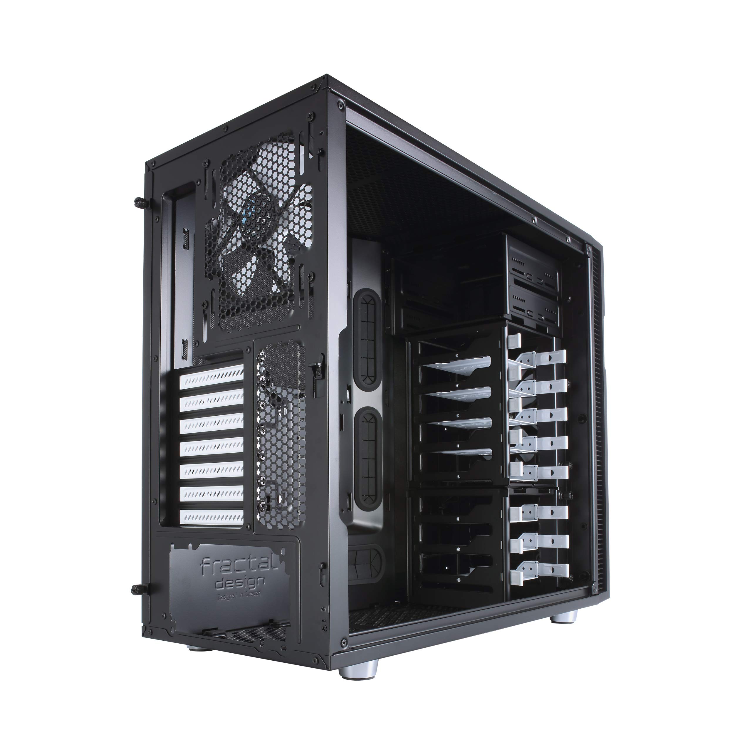 Fractal Design Define R5 Mid Tower ATX Computer Case - High Airflow & Silent PC Case with 2X Dynamic GP-14 140mm Fans Included - Water Cooling Ready - Black - Perfect for Gaming PCs, Workstations & Home Office Setups