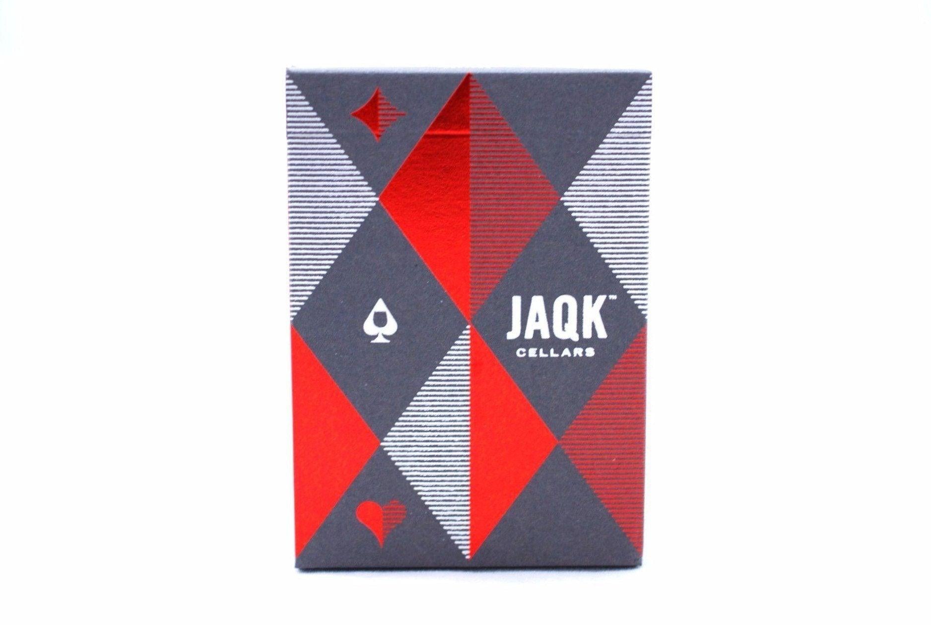 Red Jaqk Playing Cards - Premium Quality Poker Cards for Magic Tricks, Cardistry & Casino Games | Perfect for Poker Nights, Magic Shows & Professional Card Players
