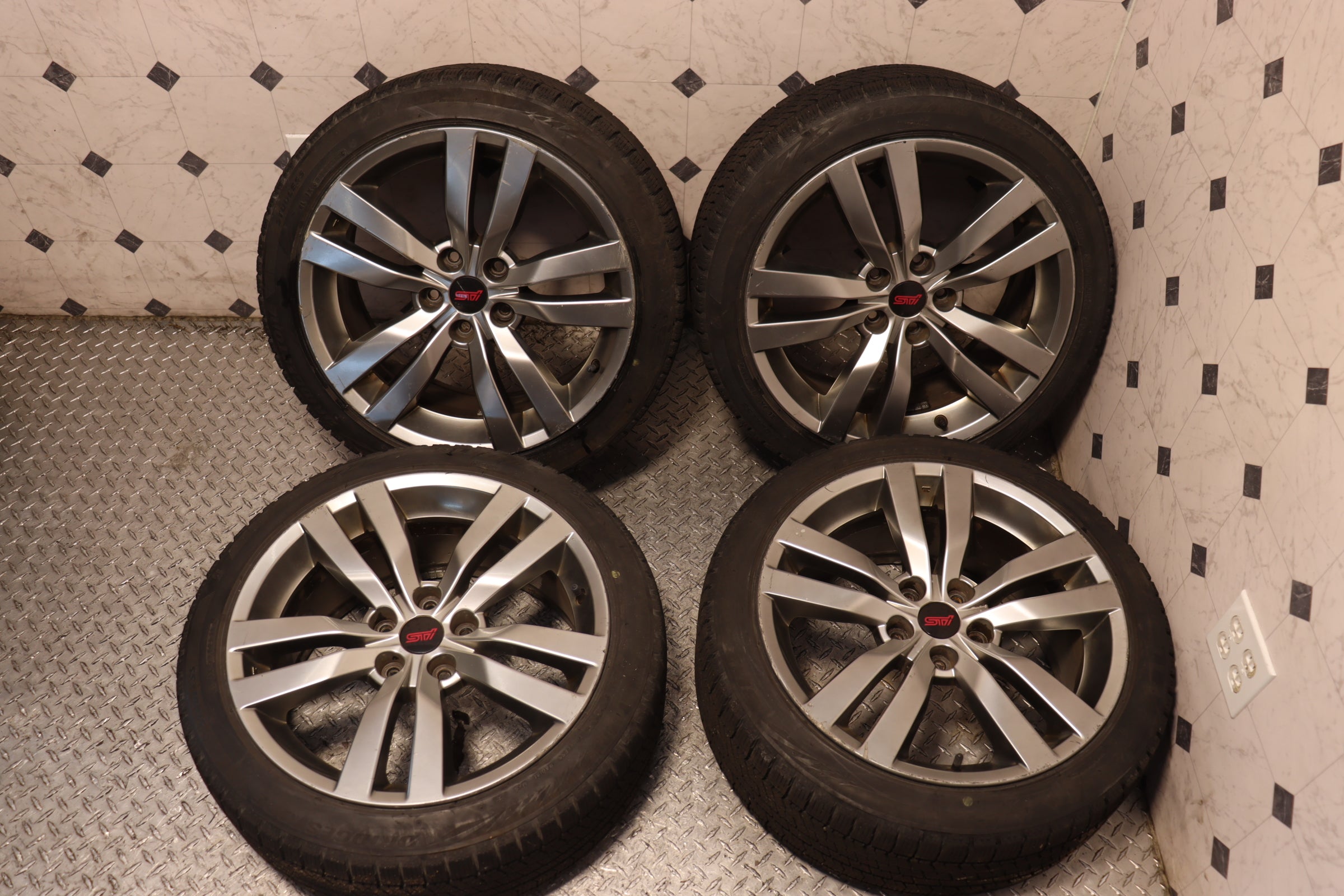 2008-2014 Subaru Impreza WRX STI Alloy Wheels - High-Performance Replacement Rims for Racing & Off-Road Driving