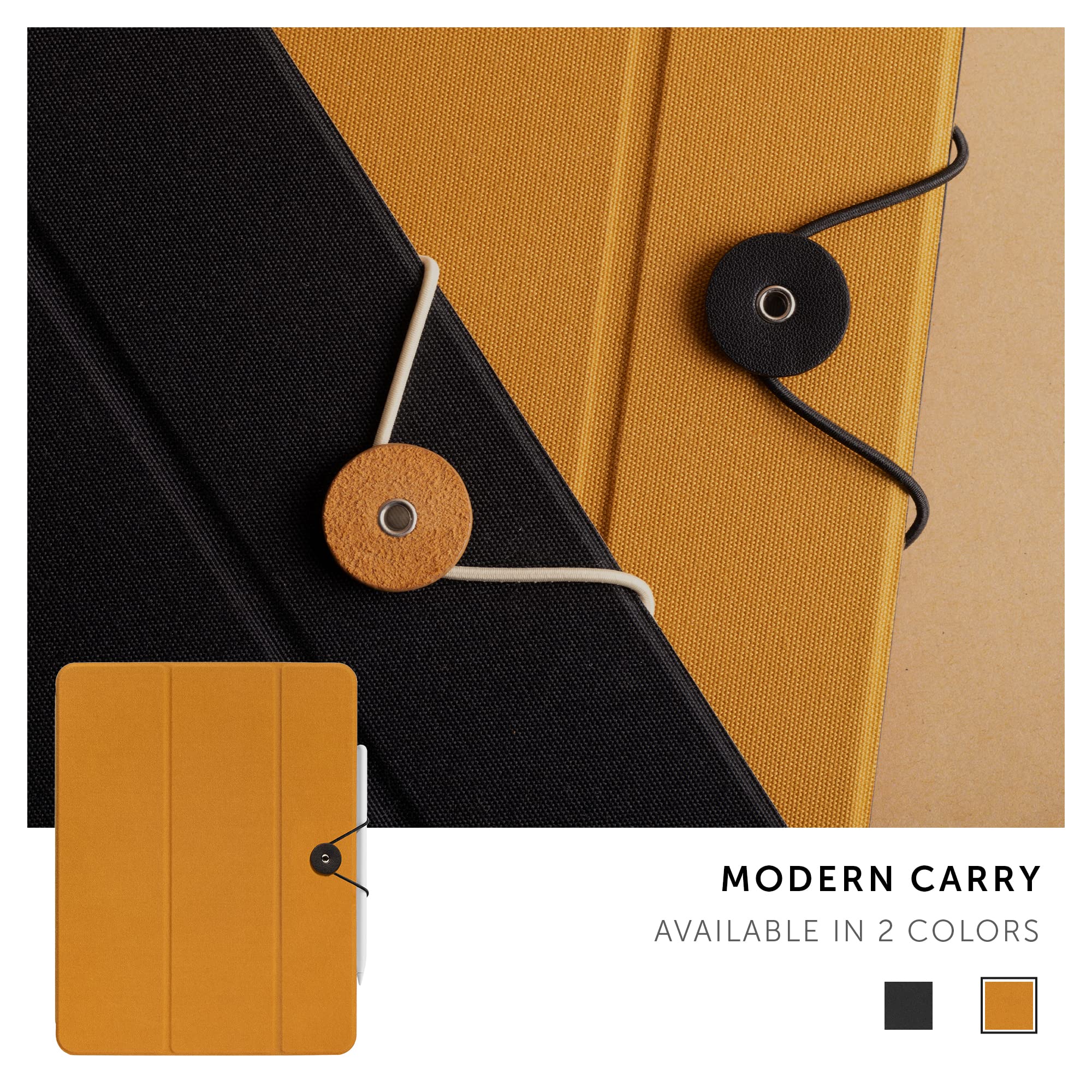 Native Union W.F.A iPad Folio Case - Eco-Friendly Recycled Material Foldable Stand Cover for iPad Air 13