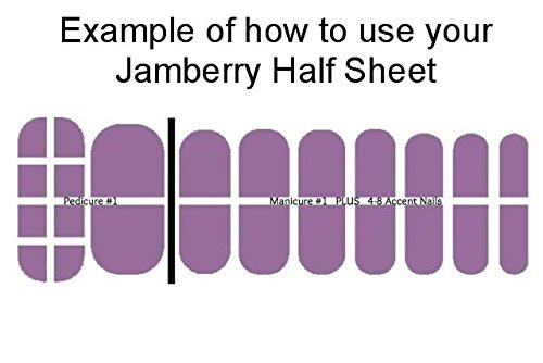 Jamberry Nails - Boysenberry Chevron Nail Wraps | DIY Nail Art Stickers for Women | Perfect for Parties, Weddings & Special Occasions