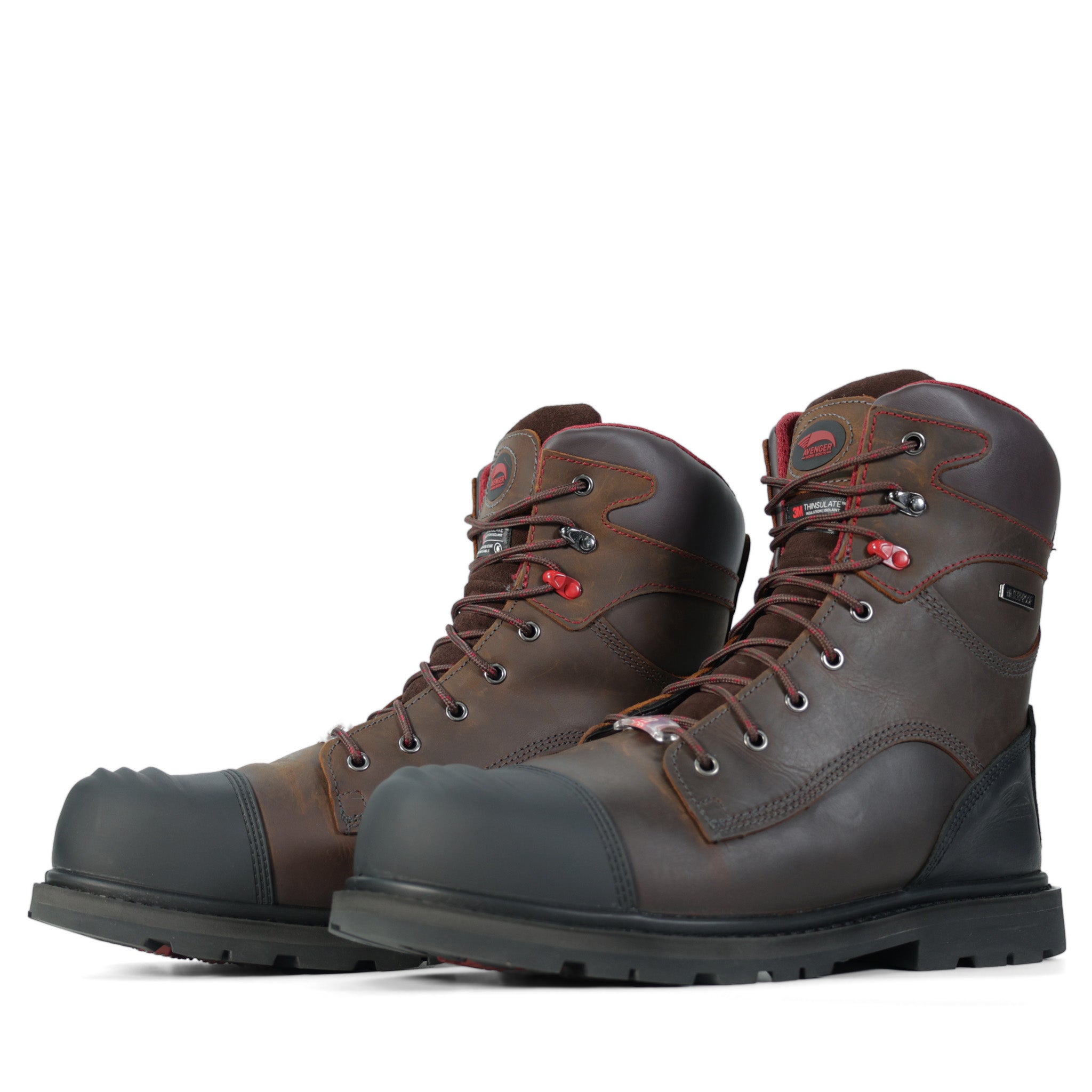 Non-Slip Safety Work Boots for Freezer & Cold Storage - Heavy Duty Steel Toe, Waterproof, Insulated for Men & Women - Ideal for Warehouse, Construction & Industrial Use