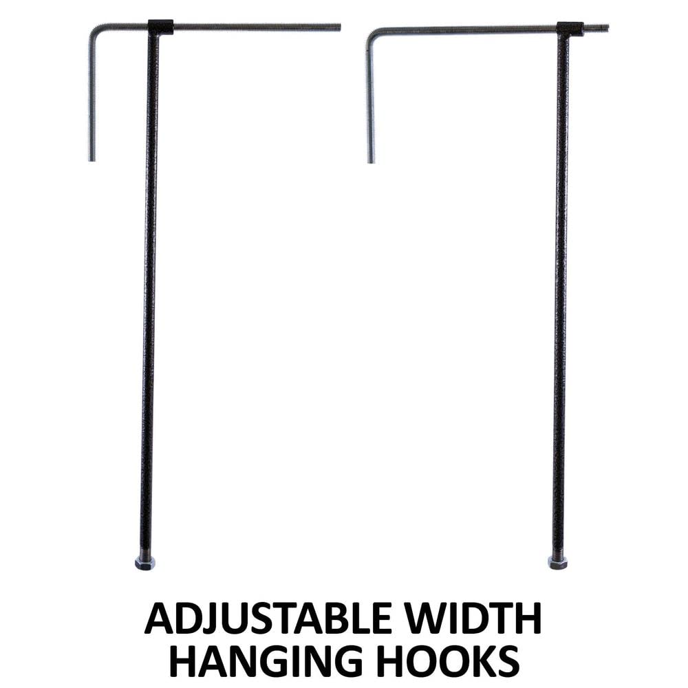 Pro Series Swinging Blanket Bar & Saddle Pad Rack - Heavy Duty Horse Blanket Organizer with 7-Year Warranty - Gray Armor Finish - Perfect for Barn, Stable & Equestrian Storage