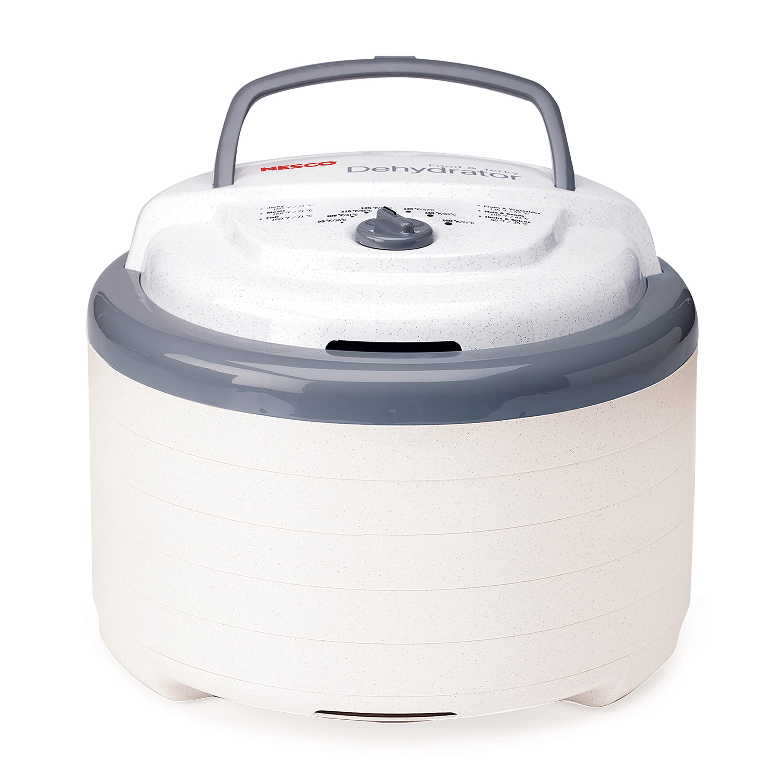 NESCO FD-75A Snackmaster Pro Food Dehydrator - Make Healthy Snacks, Dried Fruits & Beef Jerky at Home | Perfect for Camping, Hiking & Meal Prep | BPA-Free & Energy Efficient