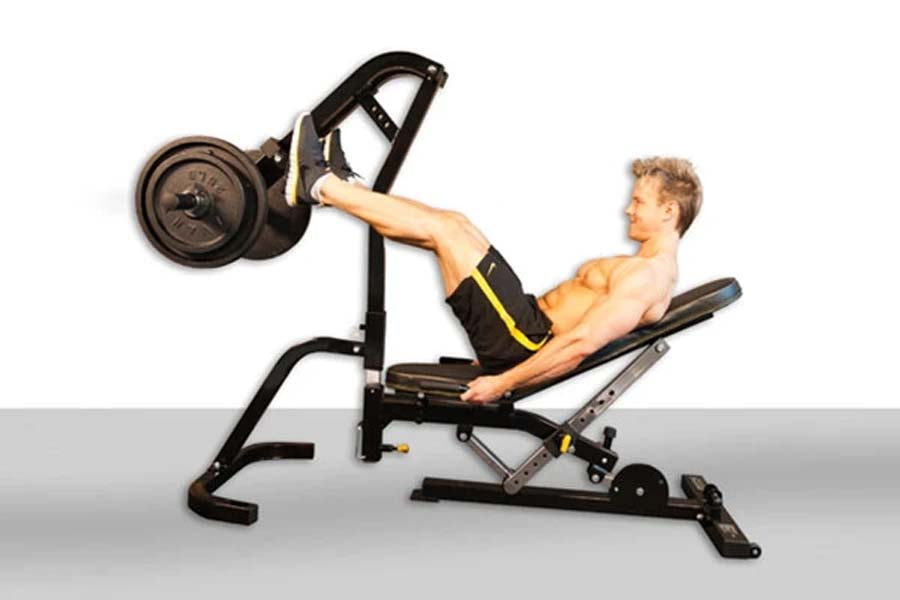 Powertec Leg Press Machine Attachment - Heavy Duty Home Gym Equipment for Strength Training | Perfect for Leg Workouts & Muscle Building in Home Gyms