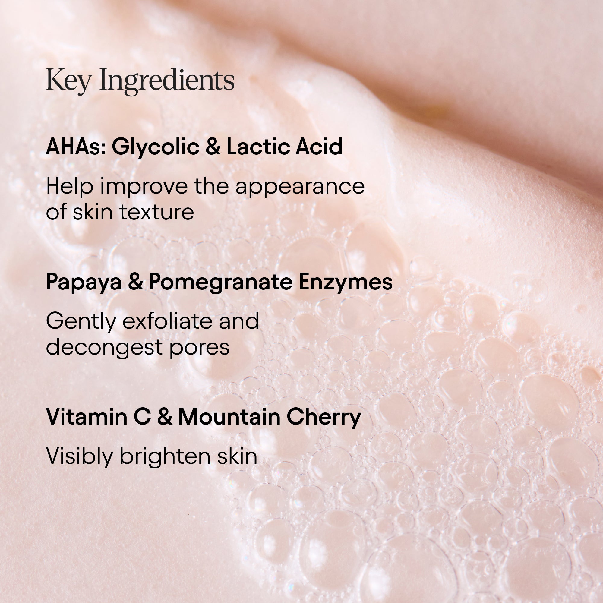 Brightening Bubbling Cleanser - Gentle Foaming Face Wash for Glowing Skin | Perfect for Morning & Night Skincare Routine