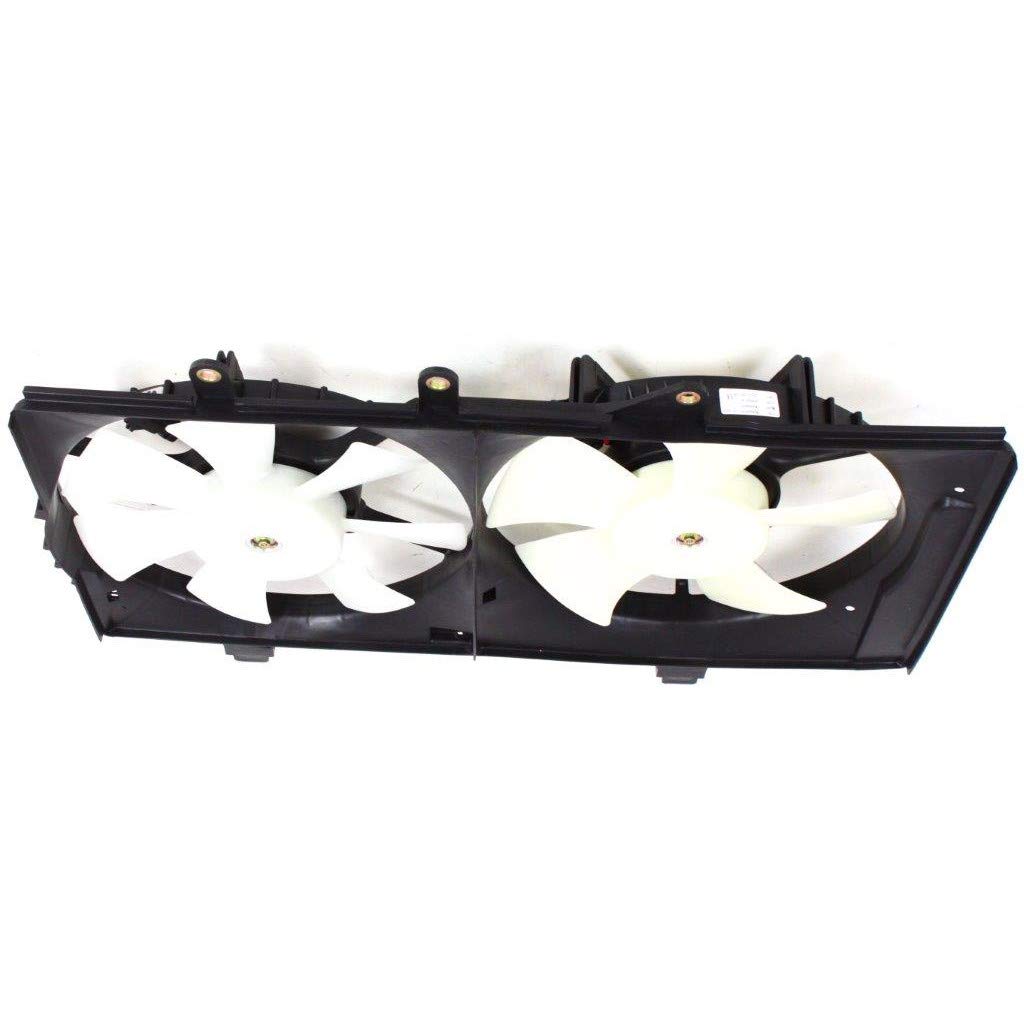 2003-2005 Dodge Neon Radiator Cooling Fan Replacement - 2.4L Engine Dual Fan Assembly CH3115136 | Perfect for Overheating Prevention & Summer Driving