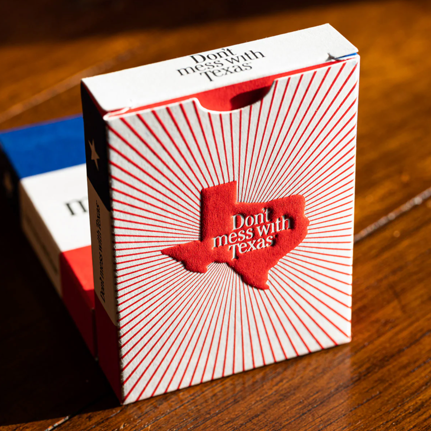 Don’t Mess With Texas Playing Cards - Premium Poker Deck with Unique Texas Design - Perfect for Game Nights, Poker Parties & Travel Entertainment