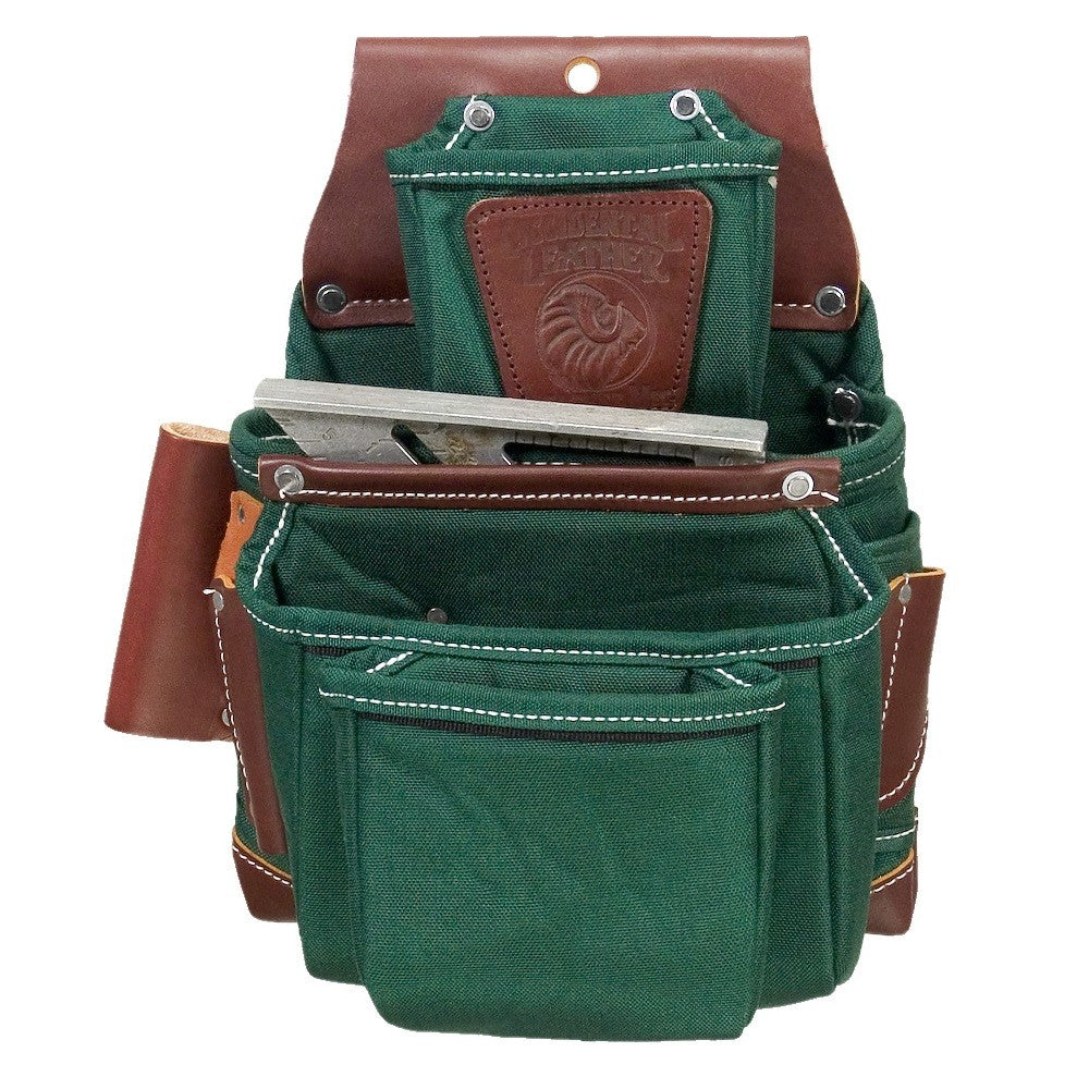 Occidental Leather 8062LH Left-Handed OxyLights 4-Pouch Fastener Tool Bag for Electricians & Contractors - Durable Work Belt Accessory for Tools Organization On Job Sites