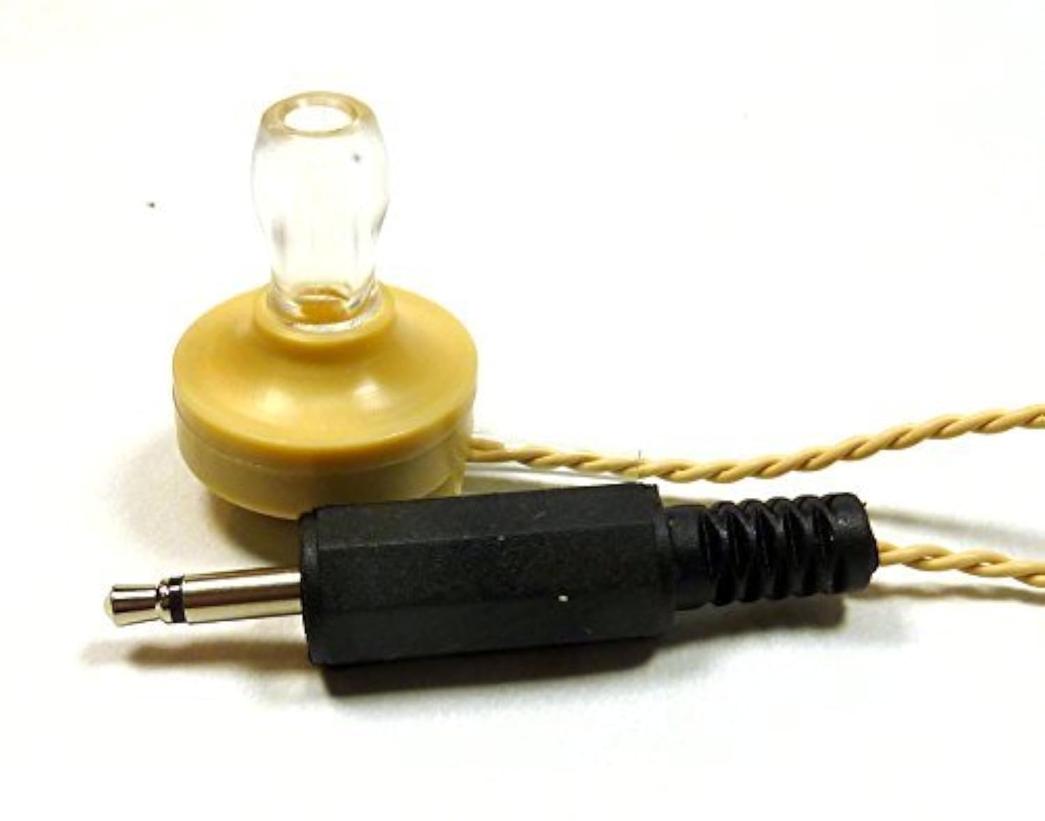 Philmore Crystal Radio Earphone with 3.5mm Plug - 7-Ft Long Cord & High Impedance 747 - Vintage Style AM/FM Radio Headphones for DIY Radio Projects & Antique Electronics Enthusiasts